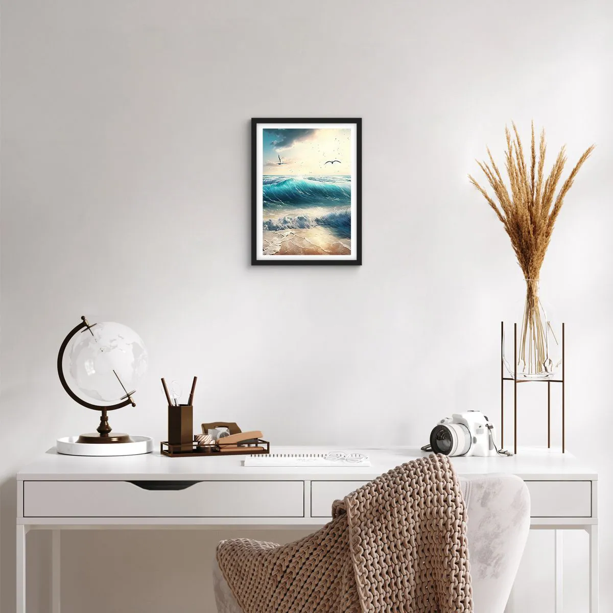 Affisch i svart ram - Ljuder endast för dig - 30x40 cm