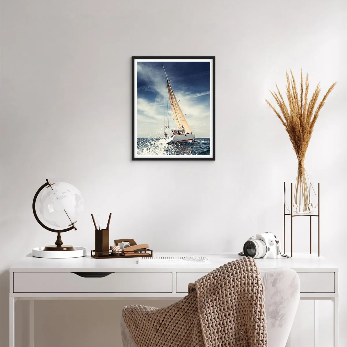 Affiche dans un cadre noir - Poster - Ils ne nous rattraperont pas ! - 40x50 cm