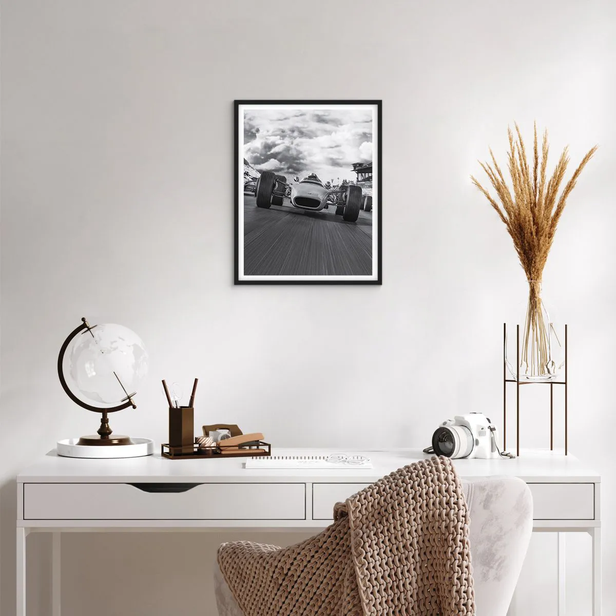 Poster in cornice nera - C'è la forza! - 40x50 cm