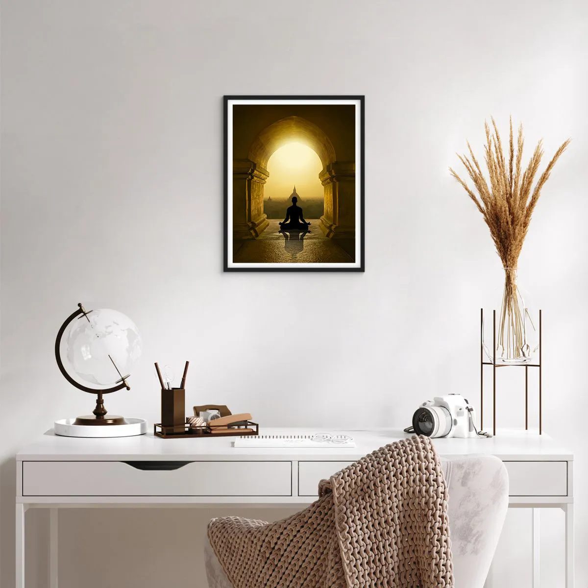 Poster in einem schwarzem Rahmen - Vollkommene Harmonie - 40x50 cm