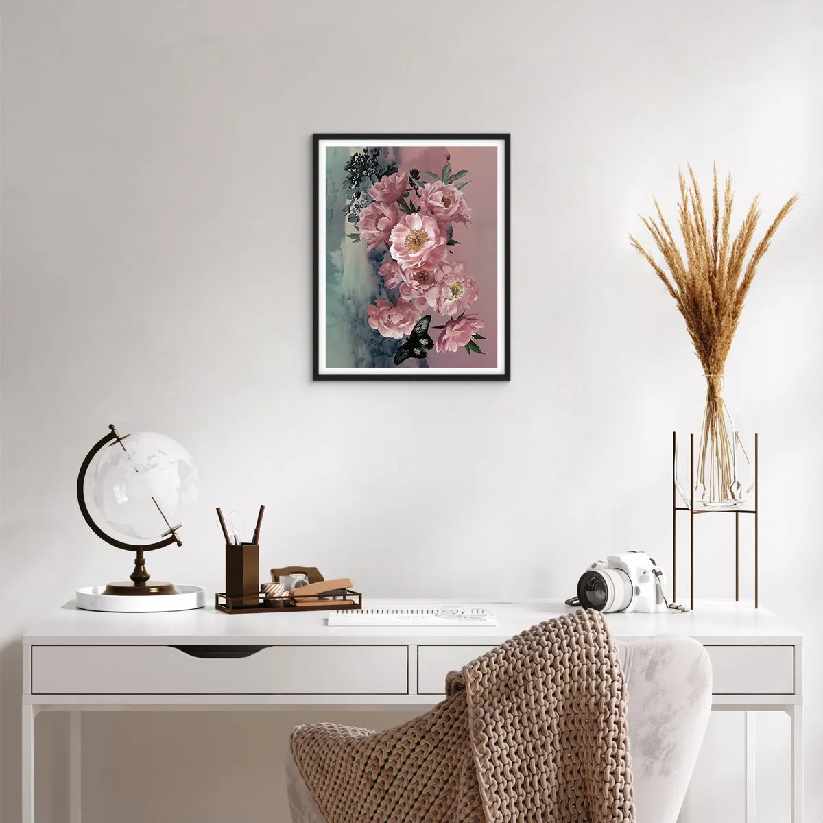 Póster en marco negro - La cúspide del romance - 40x50 cm