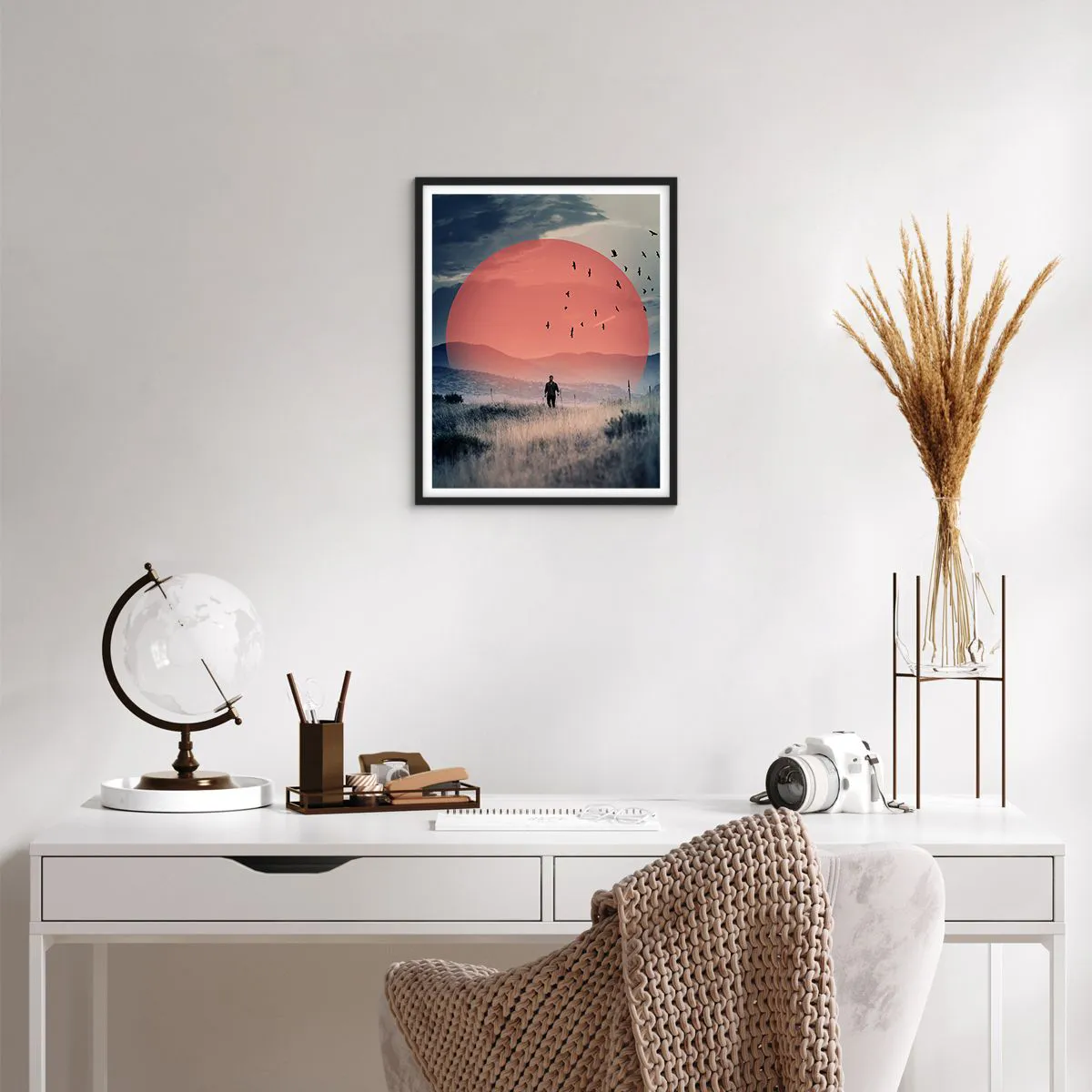 Poster in einem schwarzem Rahmen - In eigenen Elementen - 40x50 cm