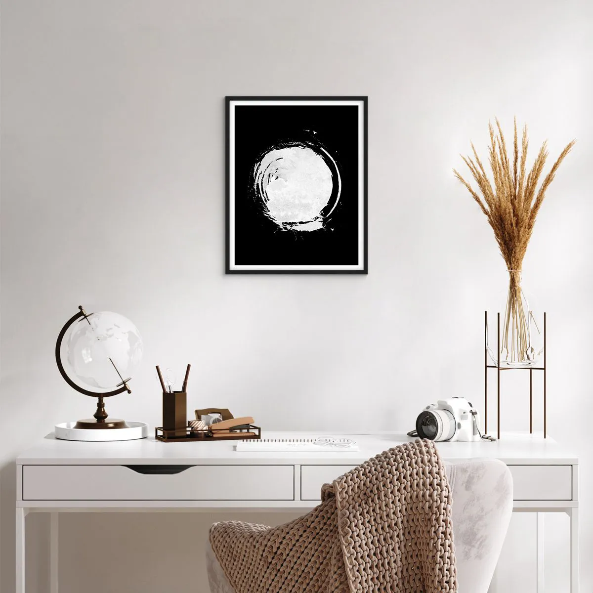 Poster in einem schwarzem Rahmen - Gute Möglichkeit - 40x50 cm