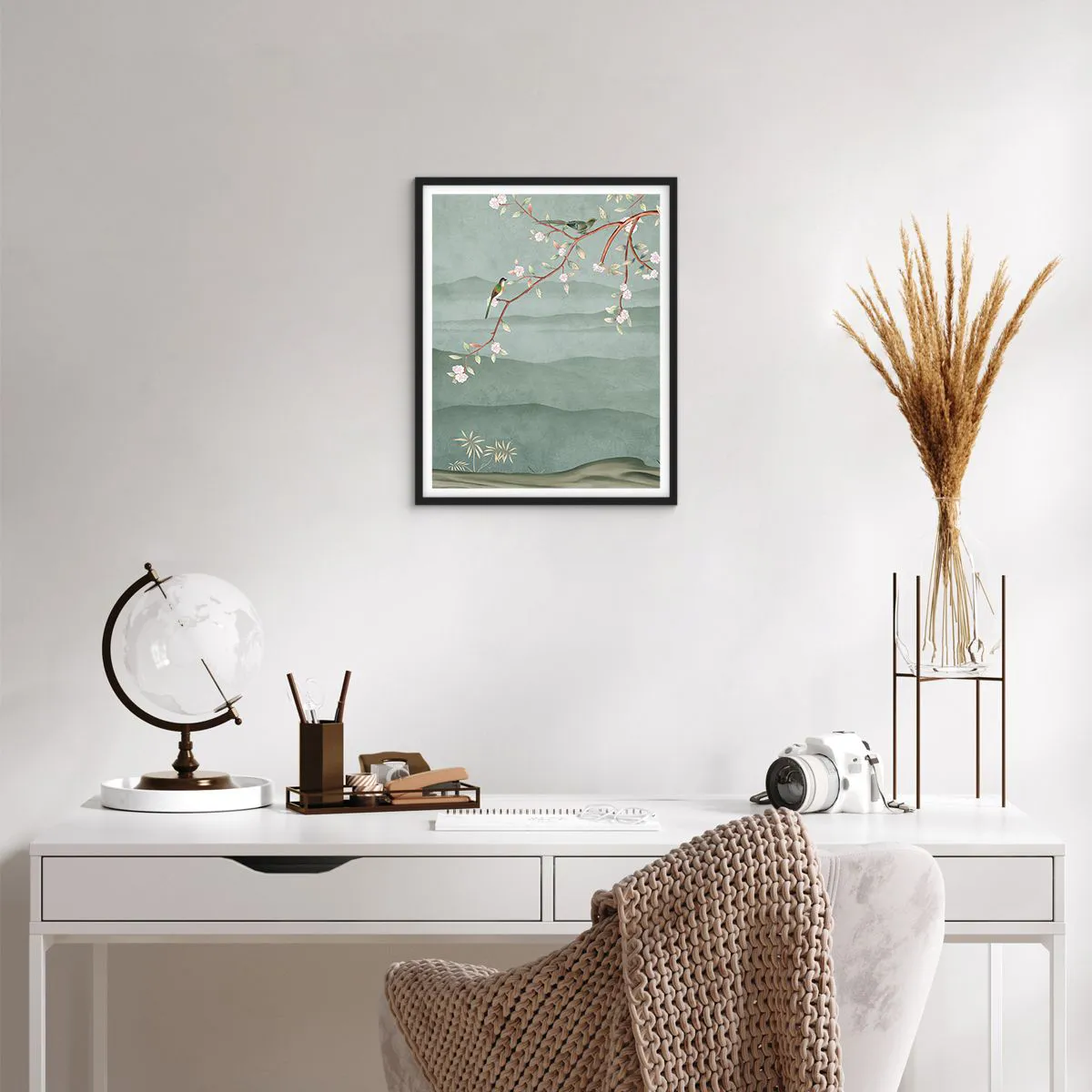 Poszter fehér keretben - Tavasz, ah, te vagy az - 40x50 cm