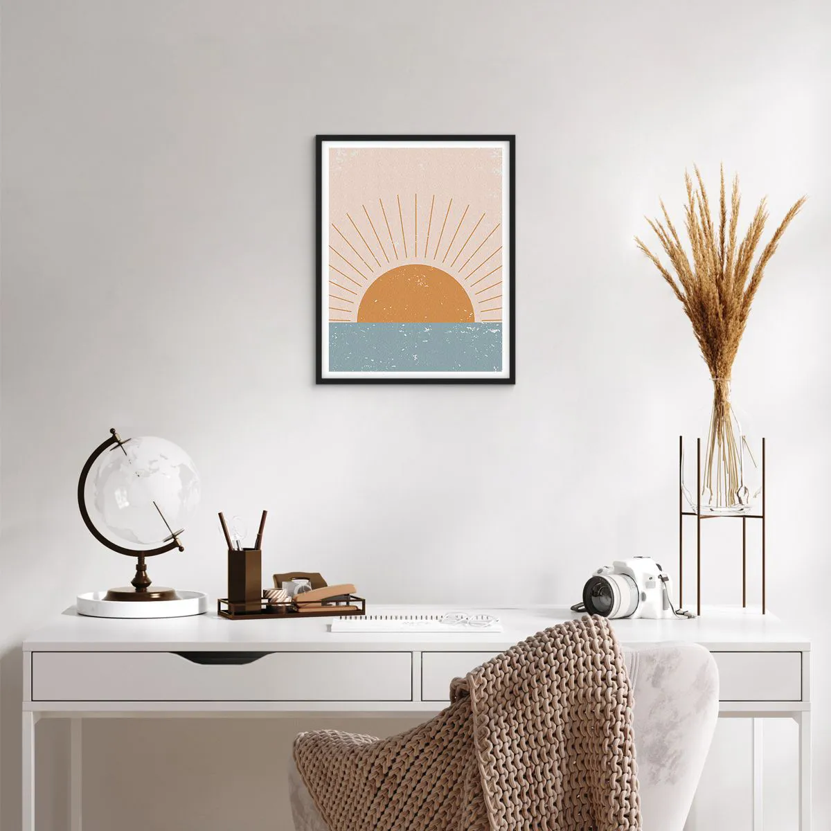 Plakat i sort ramme - Et dagligt mirakel - 40x50 cm