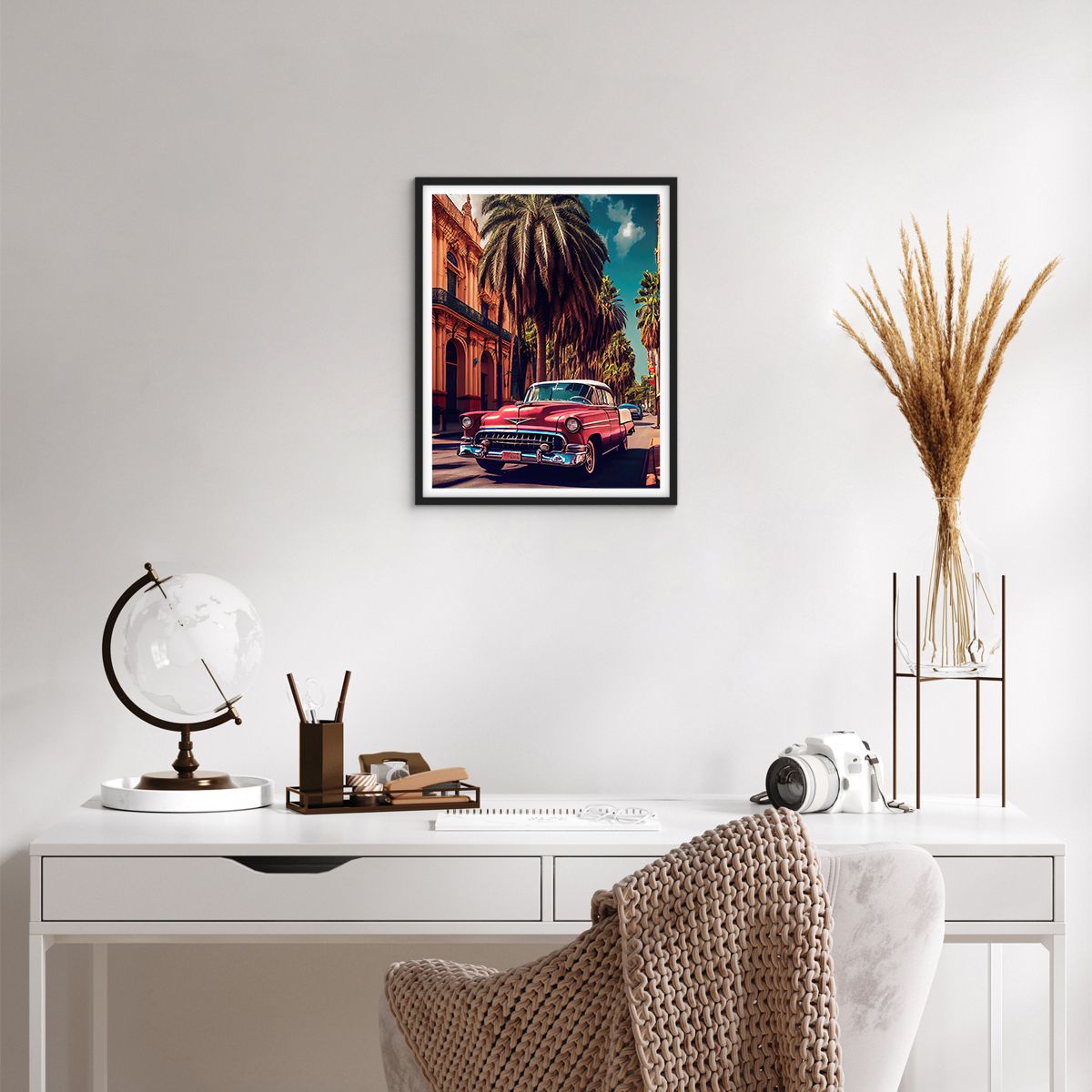 Poster Abstrait Vintage Noir Et Blanc - 40x50 Cm - Décoration Murale Moderne - Marque ARTTOR