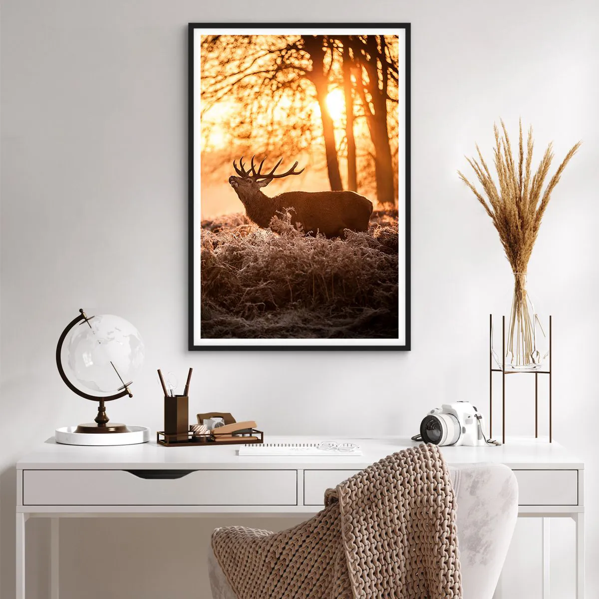 Poster in black frame - Hunter's Dream - 61x91 cm