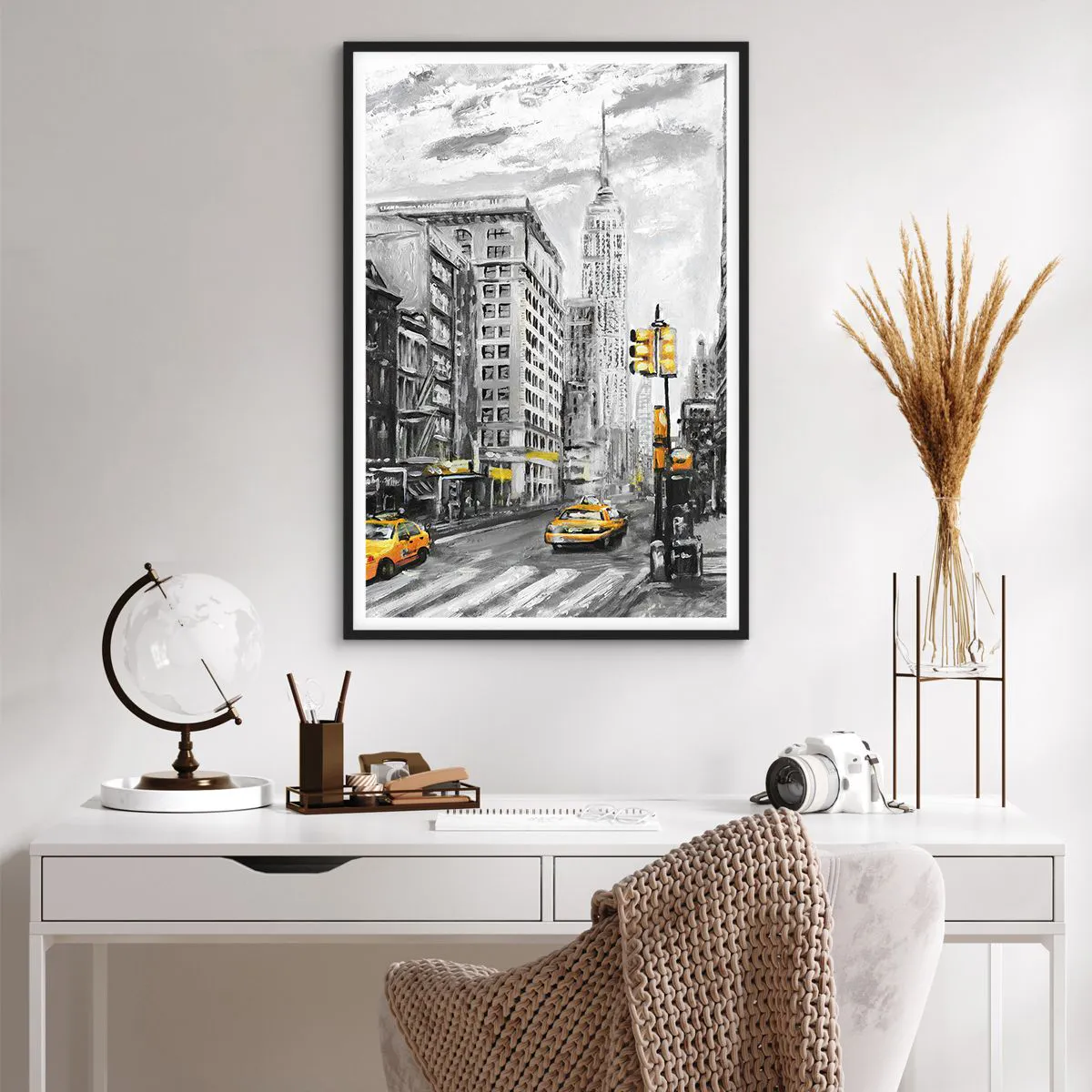 Poster in black frame - New York Tale - 61x91 cm