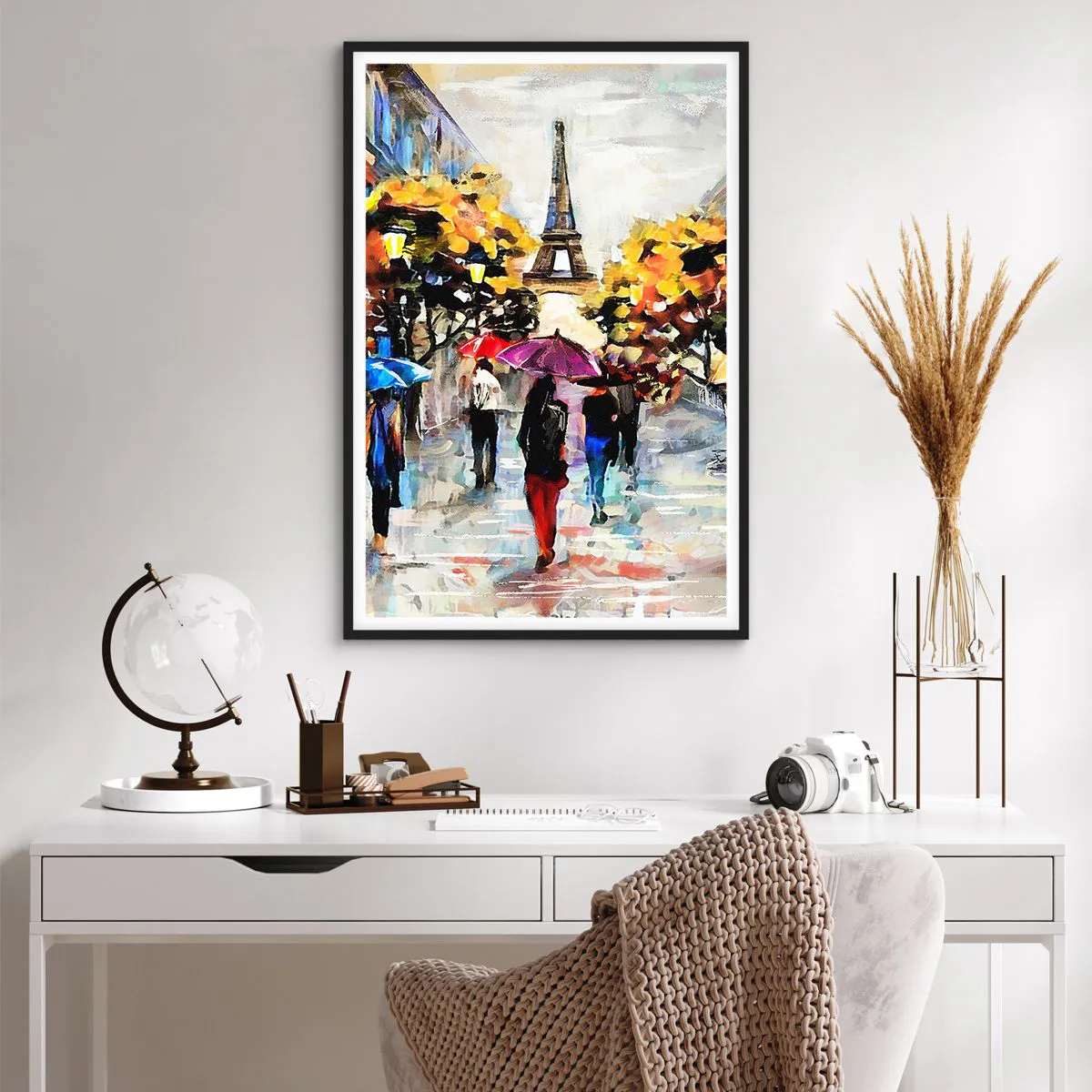 Affiche dans un cadre noir - Poster - Particulièrement beau en automne - 61x91 cm