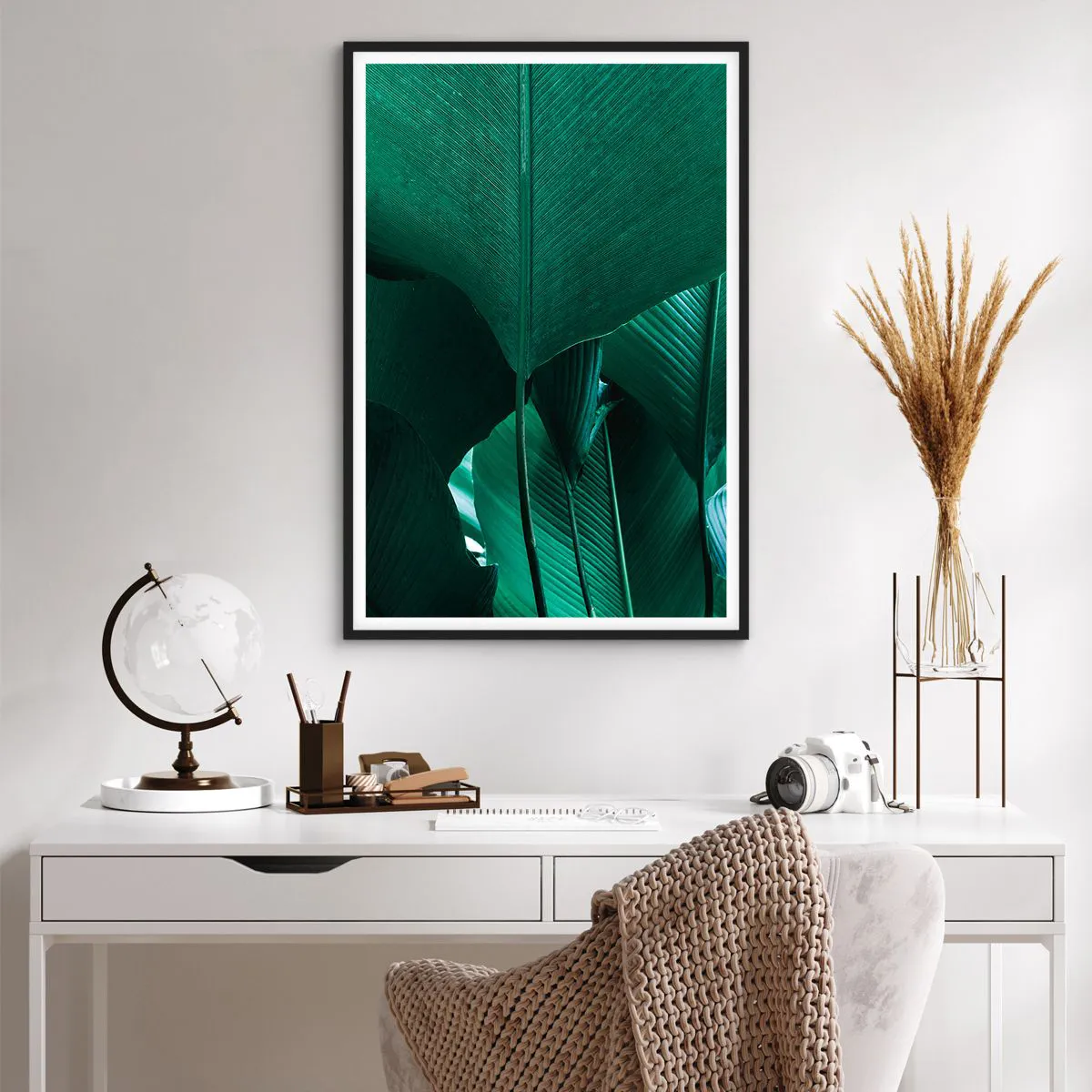 Poster in black frame - Turned towards Light - 61x91 cm