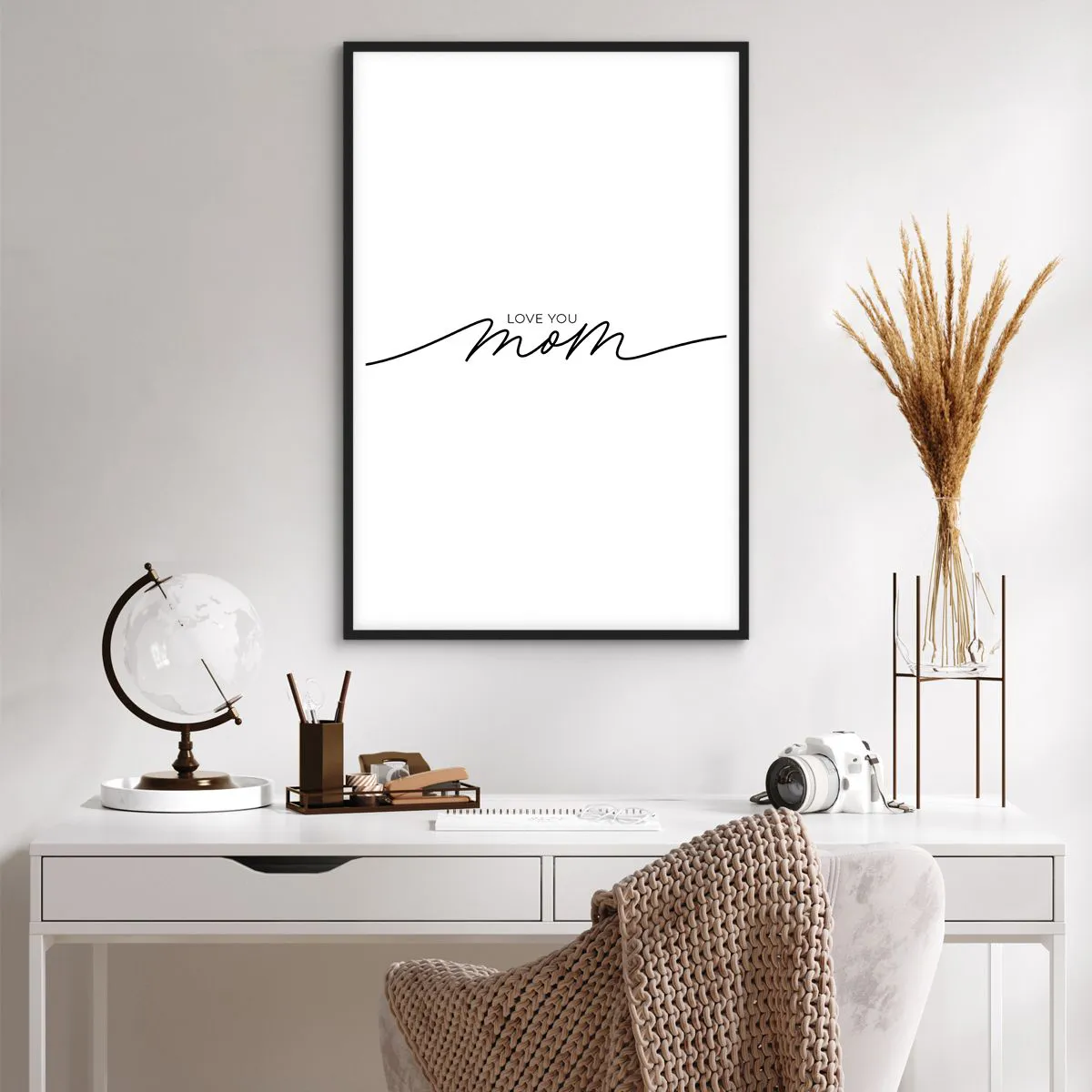 Affiche dans un cadre noir - Poster - Grand chamboulement - 61x91 cm