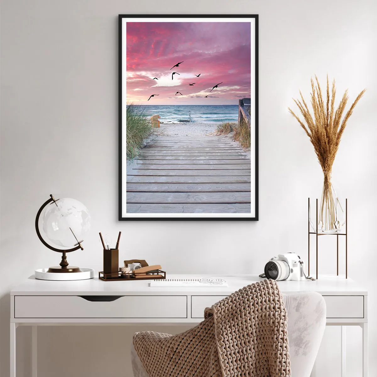 Poszter fehér keretben - Balti impresszió - 61x91 cm