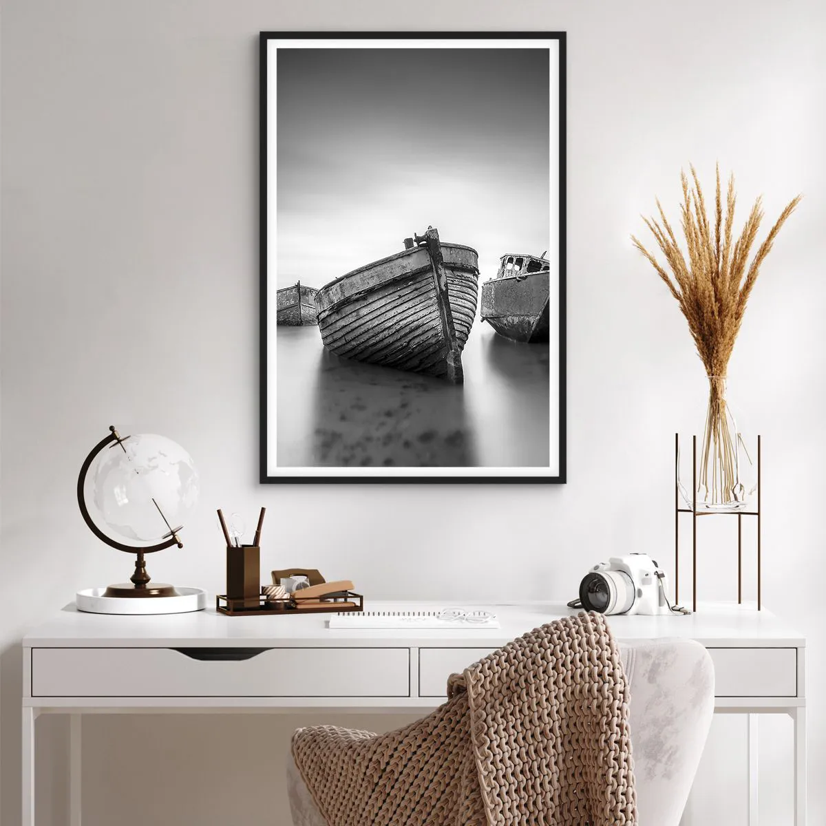 Affiche dans un cadre noir - Poster - Cùest déjà un souvenir... - 61x91 cm