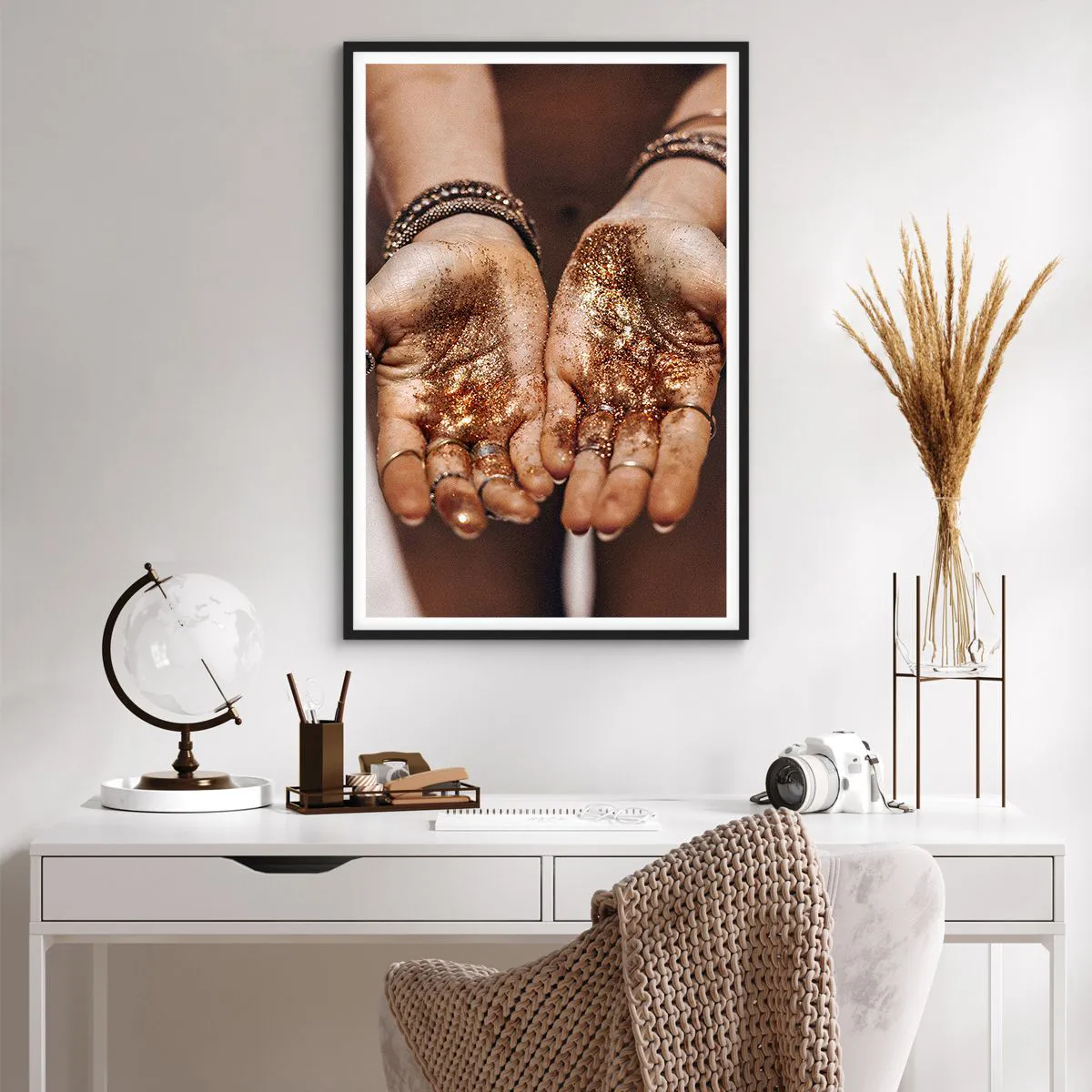 Affiche dans un cadre noir - Poster - Un don pour vous - 61x91 cm