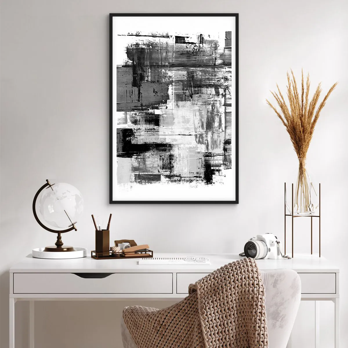 Plakat i sort ramme - Gråt er smukt - 61x91 cm