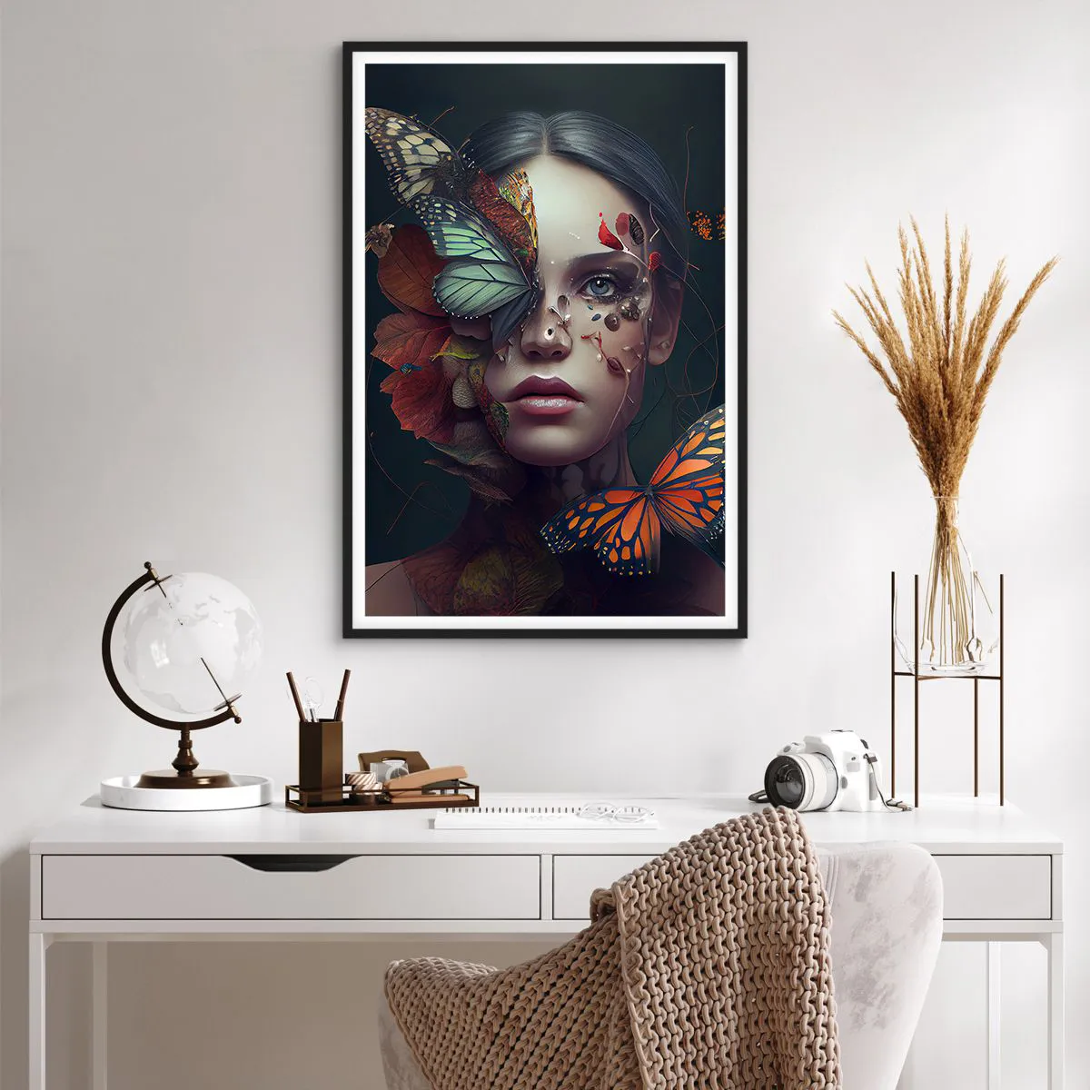 Affiche dans un cadre noir - Poster - Une merveilleuse métamorphose - 61x91 cm