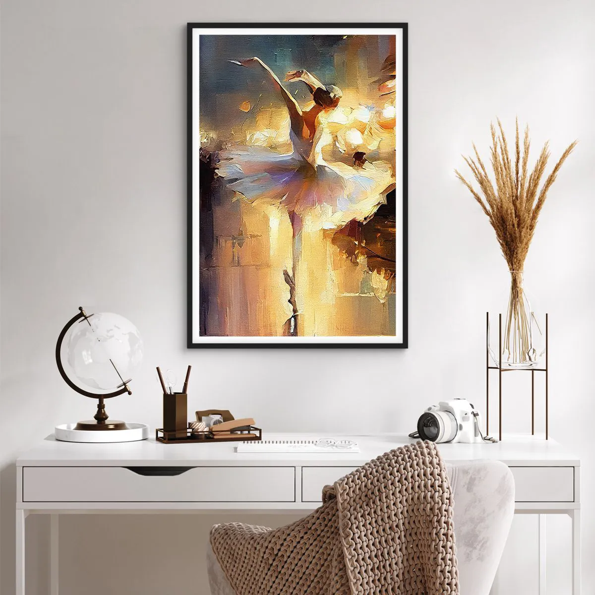 Plakat i sort ramme - Et mirakel på gaden - 61x91 cm