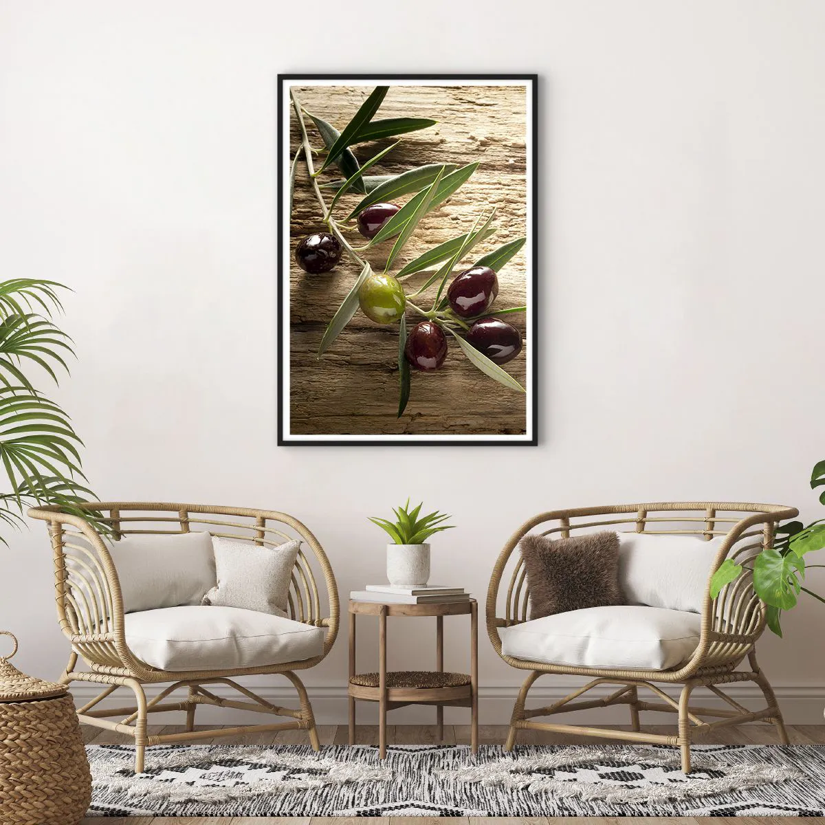 Plakat w czarnej ramie - Prosto od natury - 70x100 cm