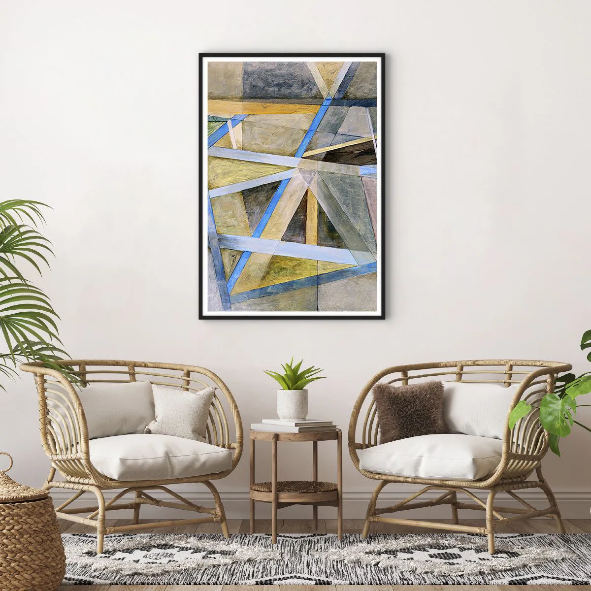 Poszter fehér keretben - Egyenesen vagy átlósan? - 70x100 cm