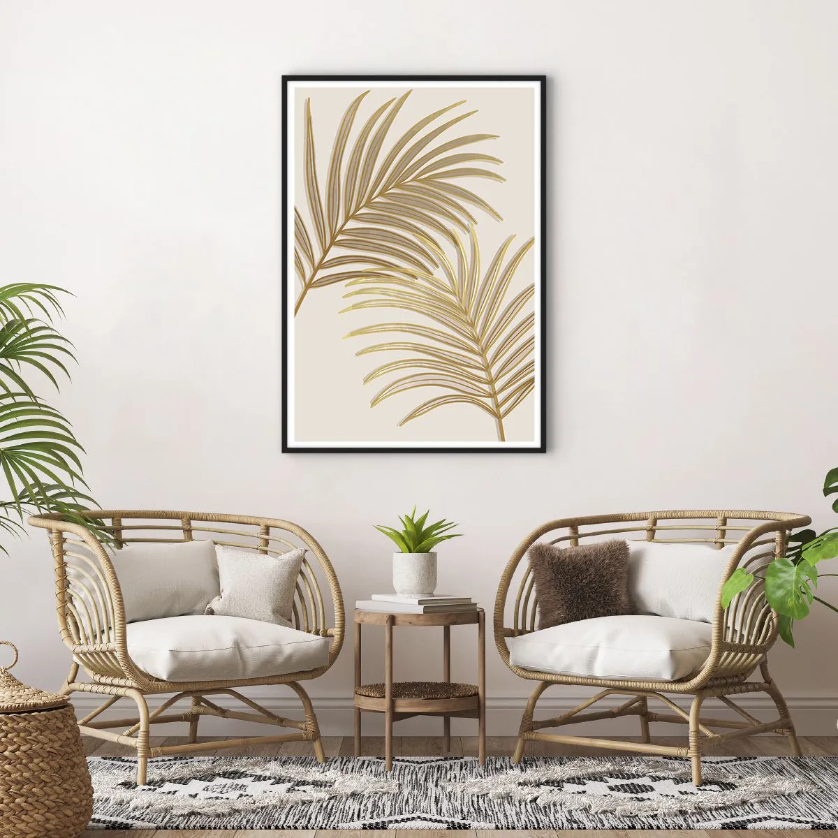 Plakat w czarnej ramie - Złota Palma! - 70x100 cm