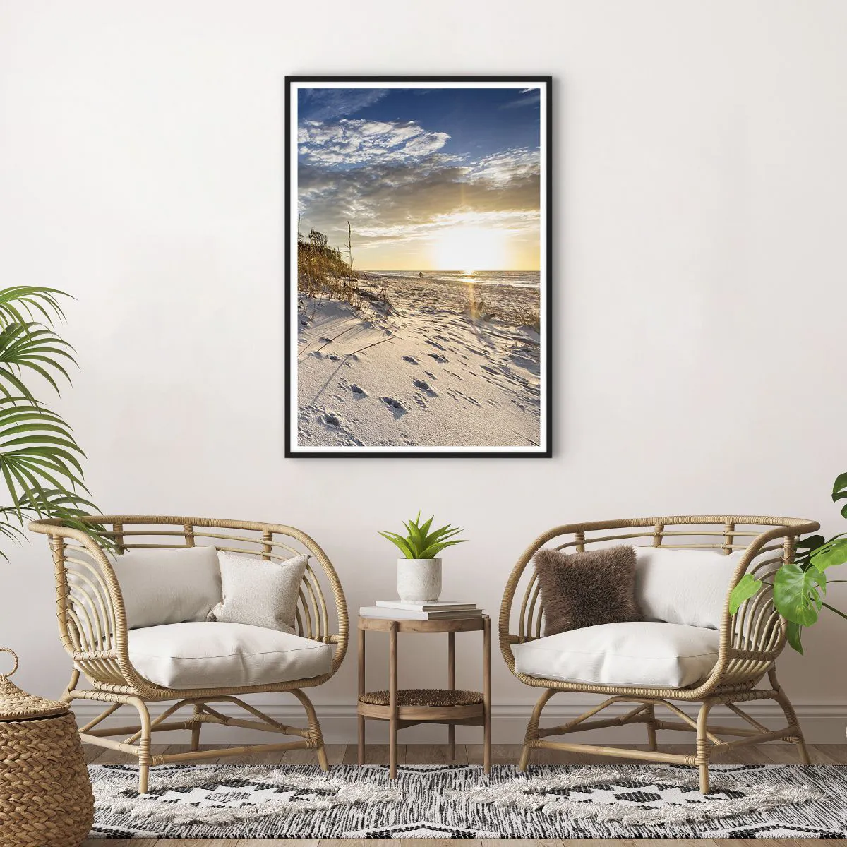 Poszter fehér keretben - Meghívás egy sétára - 70x100 cm