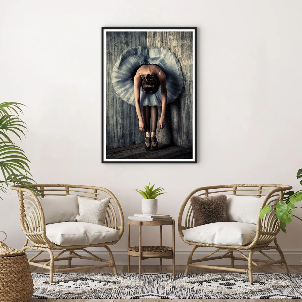 Poster in black frame - When the Music Stops - 70x100 cm