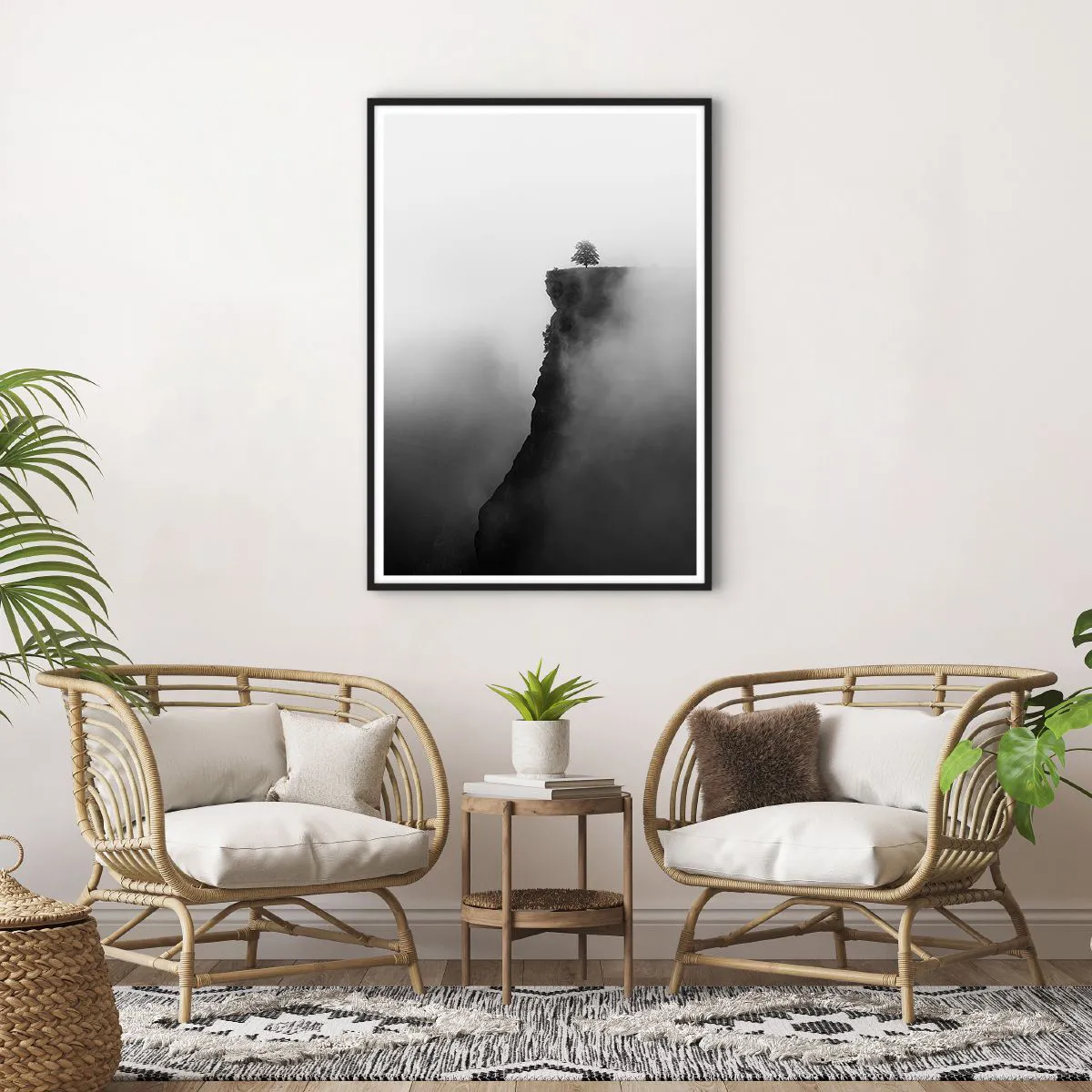 Poster în ramă neagră - La capătul lumii - 70x100 cm