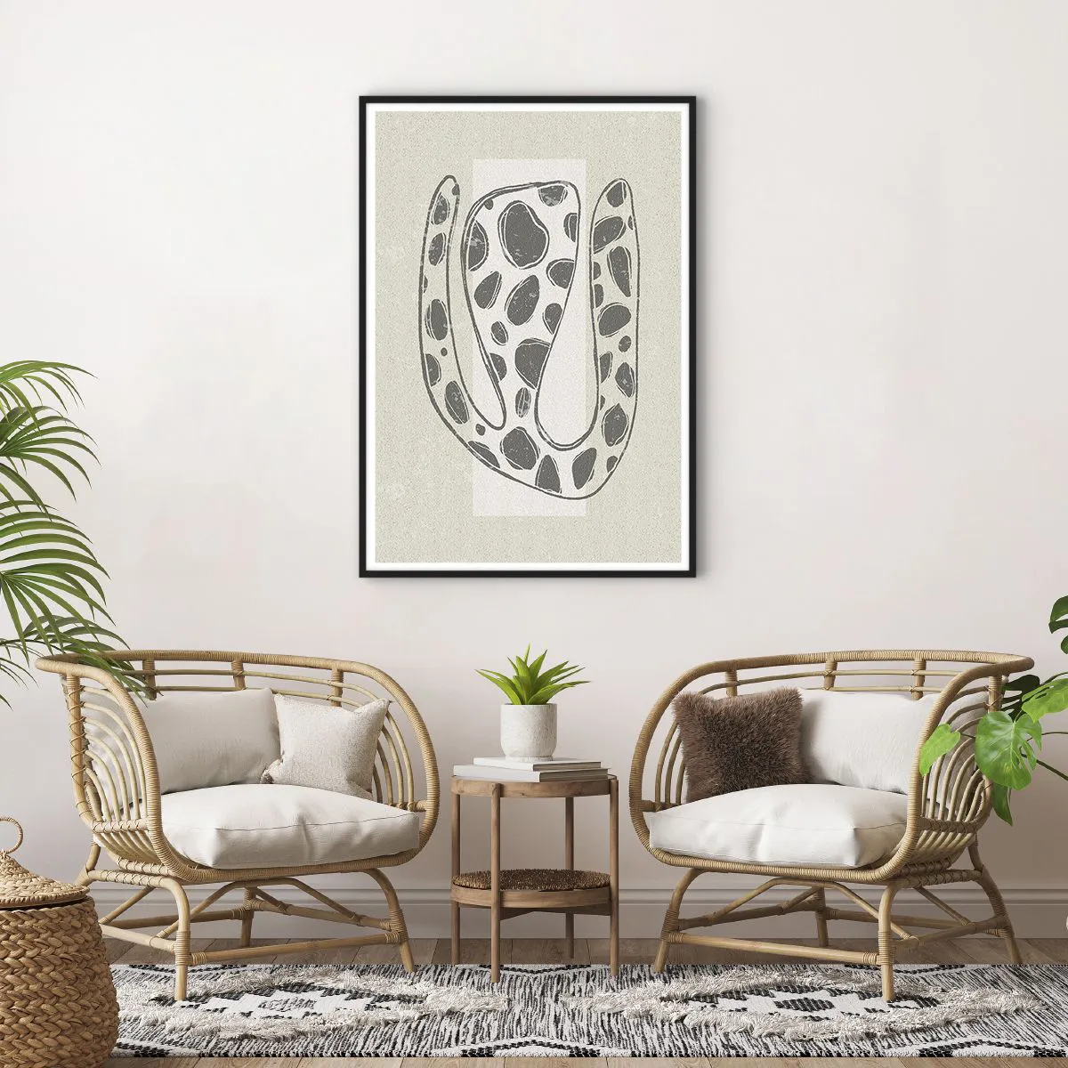 Poszter fehér keretben - Egy bizarr teremtmény - 70x100 cm