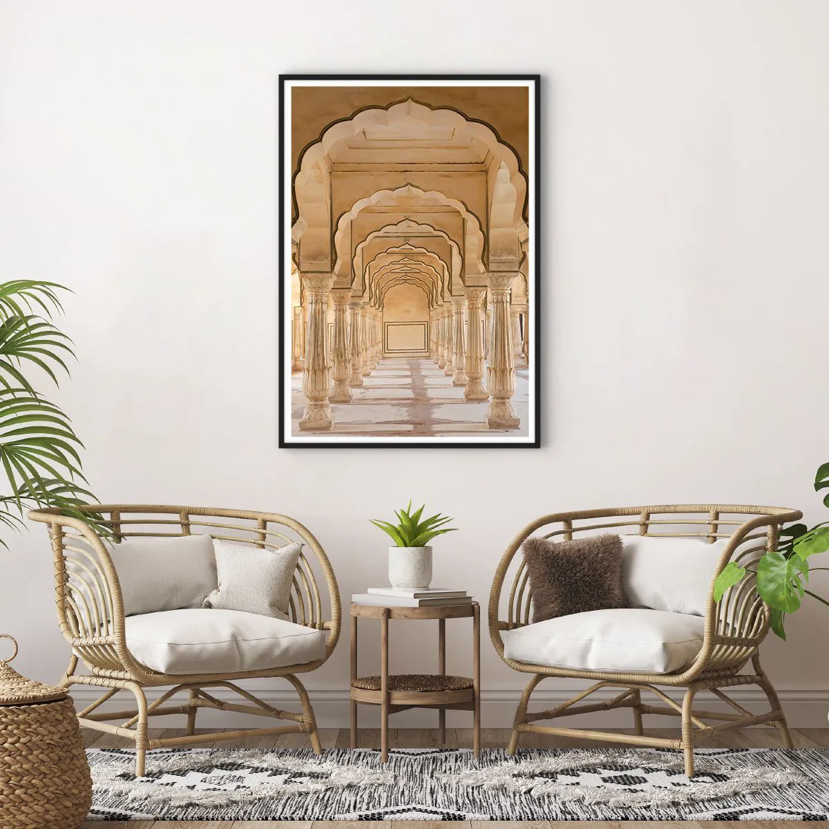 Plakát v černém rámu - V mahárádžově paláci - 70x100 cm