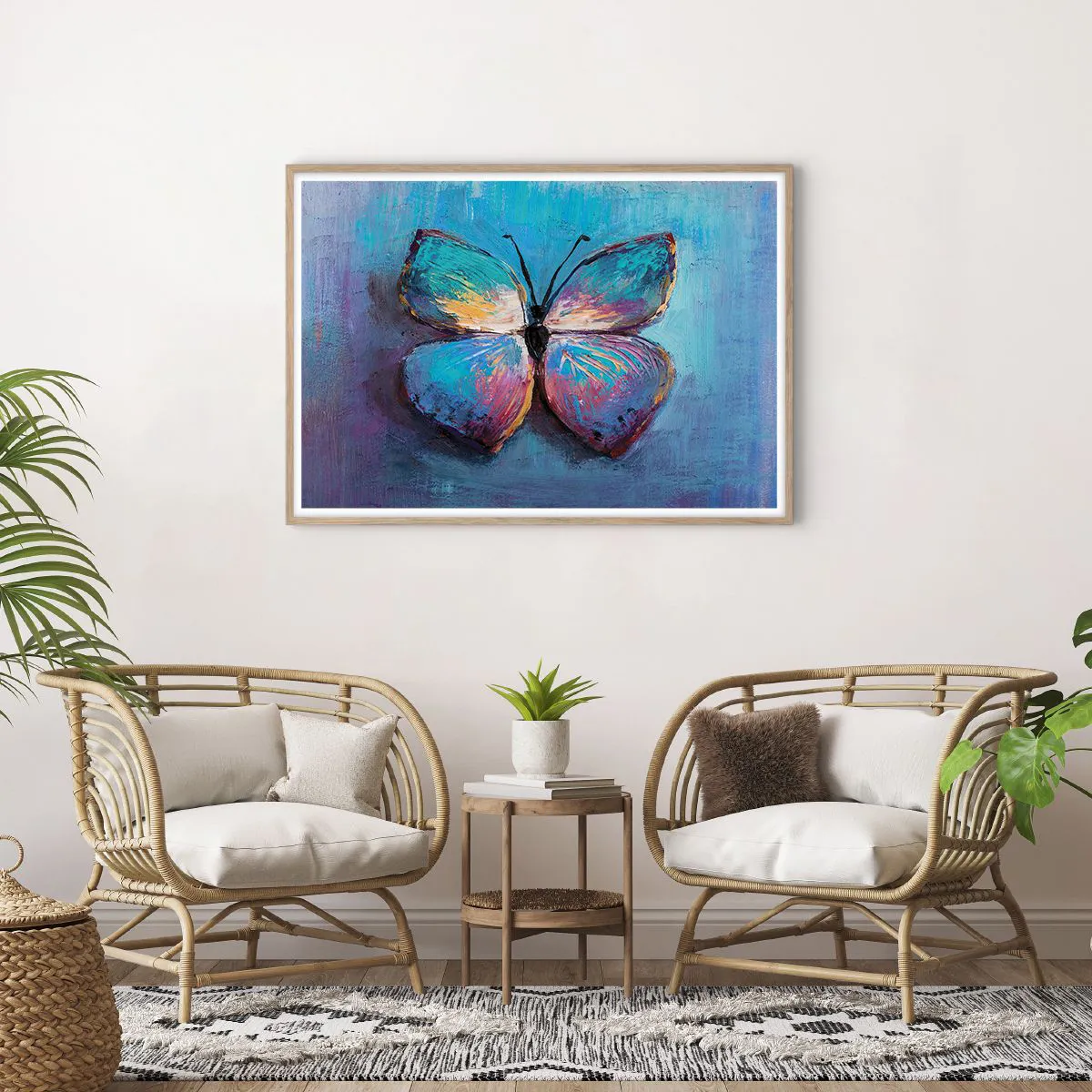 Affisch i ram av ljusek - I full charm - 100x70 cm