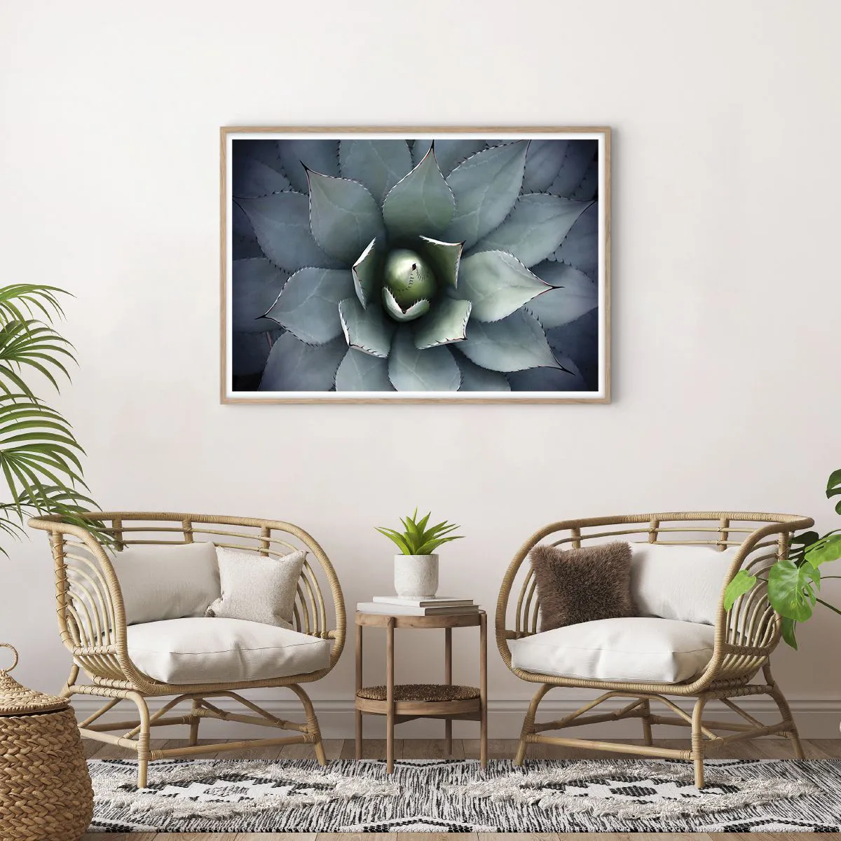 Plakat w ramie jasny dąb - Wabi i przestrzega - 100x70 cm