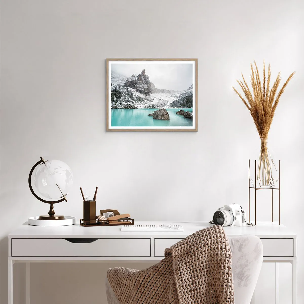 Plakát v rámu světlý dub - Na stráži - 50x40 cm