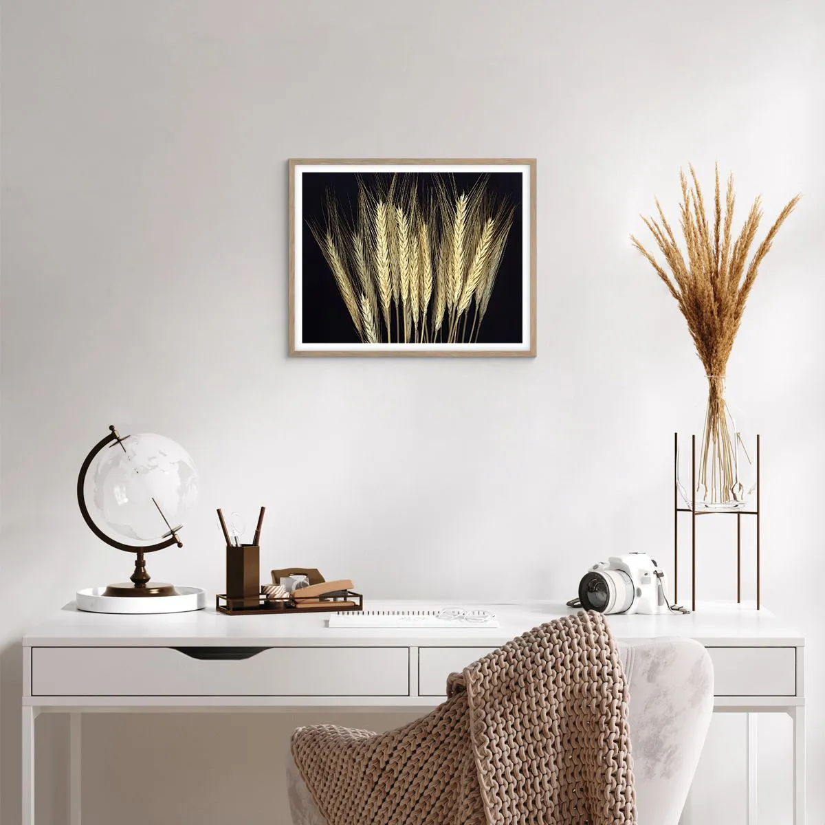 Poster in light oak frame - Rustic Magic - 50x40 cm