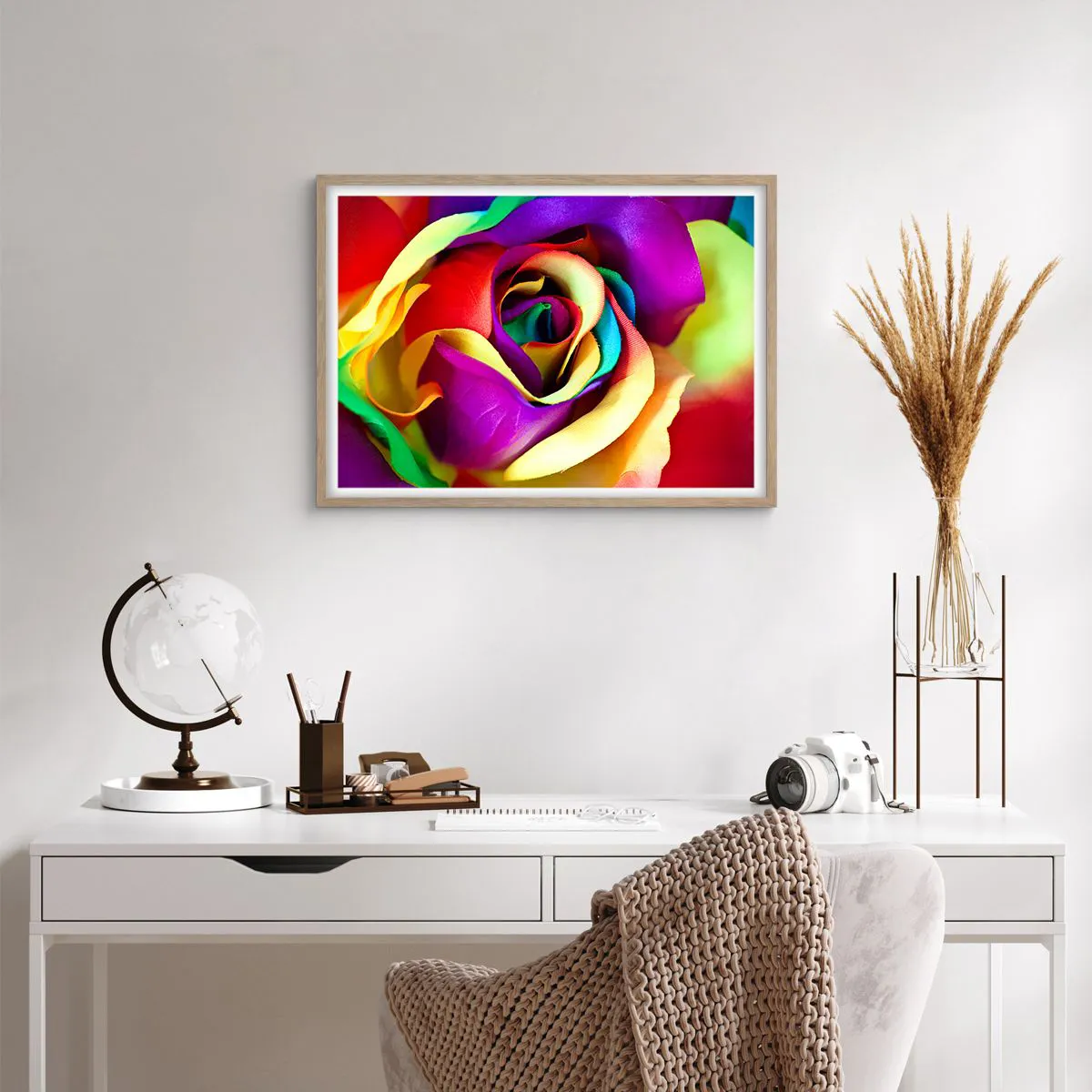 Affiche dans un chêne clair - Poster - Ce n'est pas possible - 70x50 cm