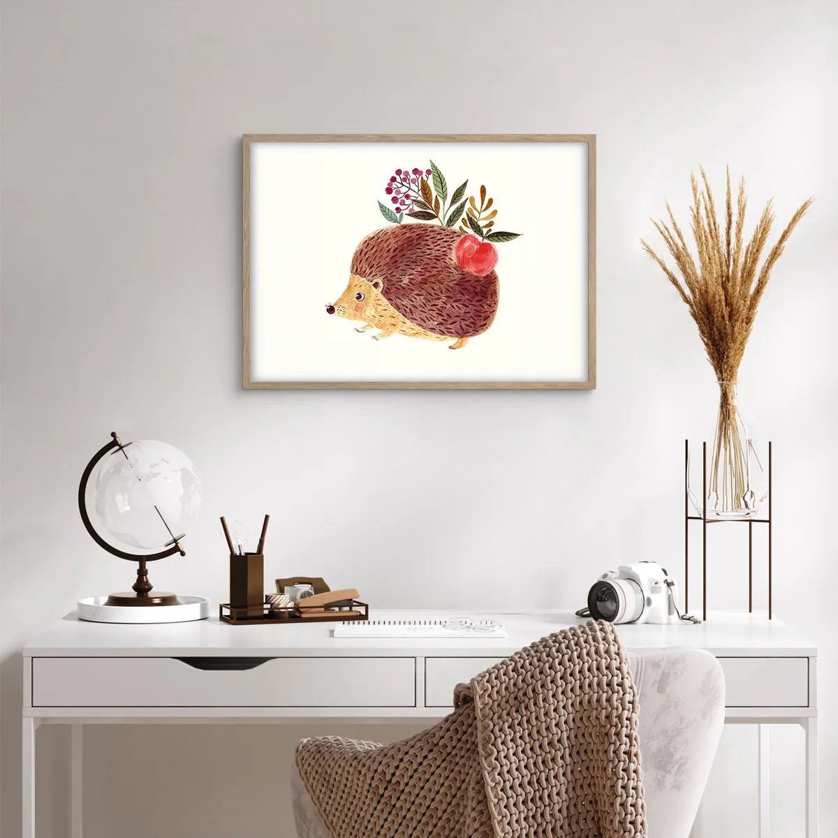 Poszter világos tölgy keretben - És máris kedvelsz engem - 70x50 cm