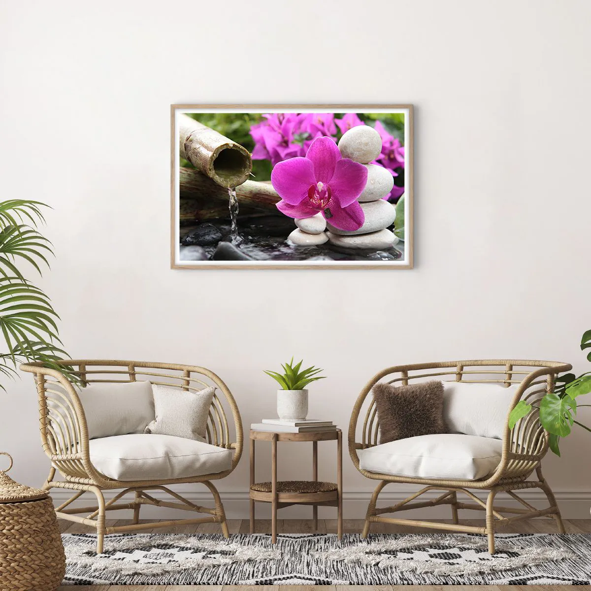 Poszter világos tölgy keretben - Már pihensz - 91x61 cm