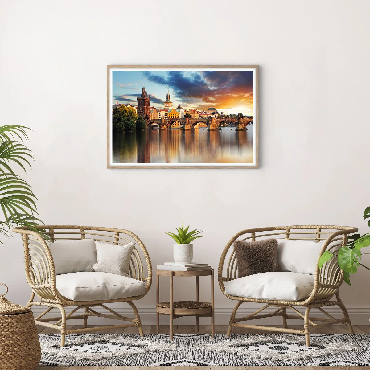 Affiche dans un chêne clair - Poster - Belle depuis des lustres - 91x61 cm