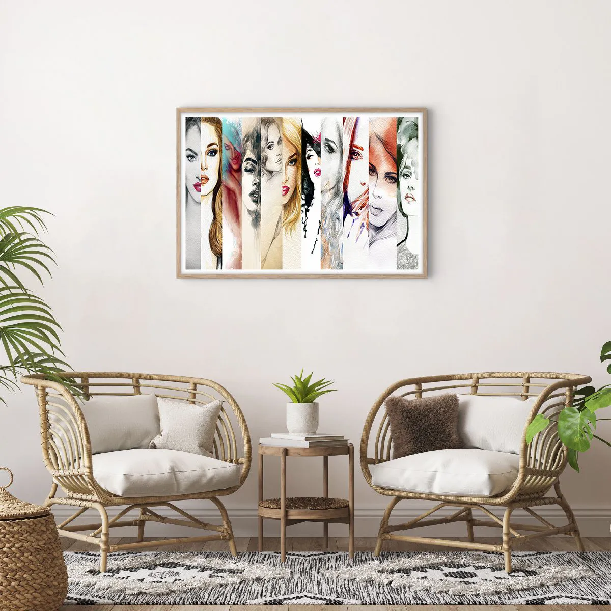 Poster în ramă de stejar deschis - Și întotdeauna ești TU - 91x61 cm