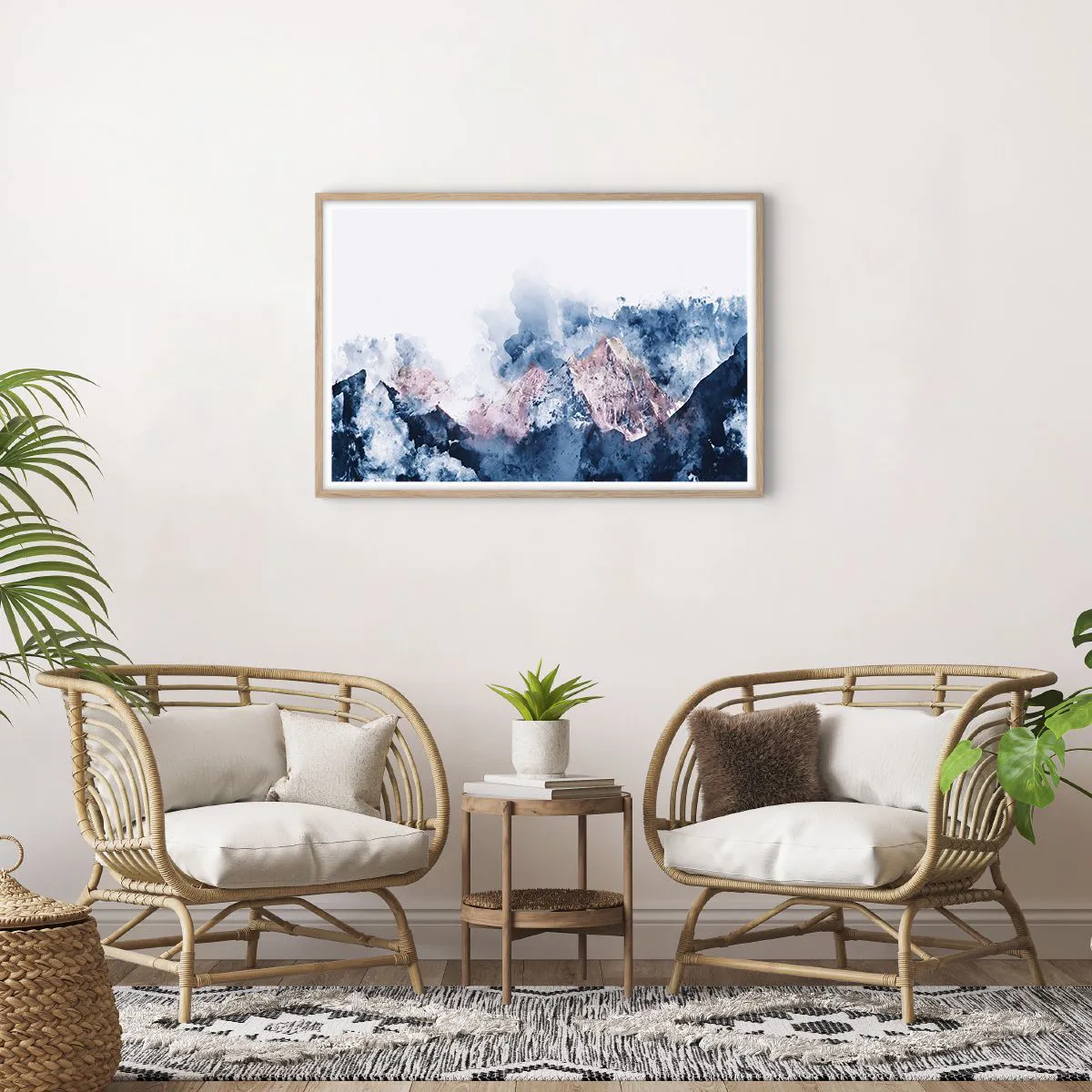 Affiche dans un chêne clair - Poster - Ce sont des sommets ! - 91x61 cm