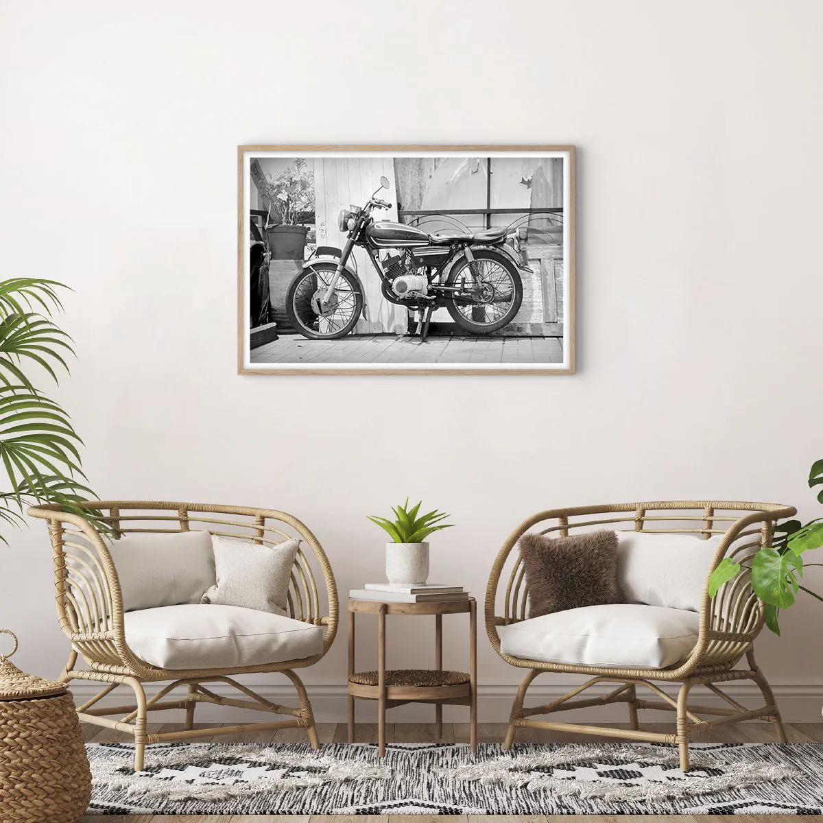 Poszter világos tölgy keretben - Klasszikus mindenek felett - 91x61 cm