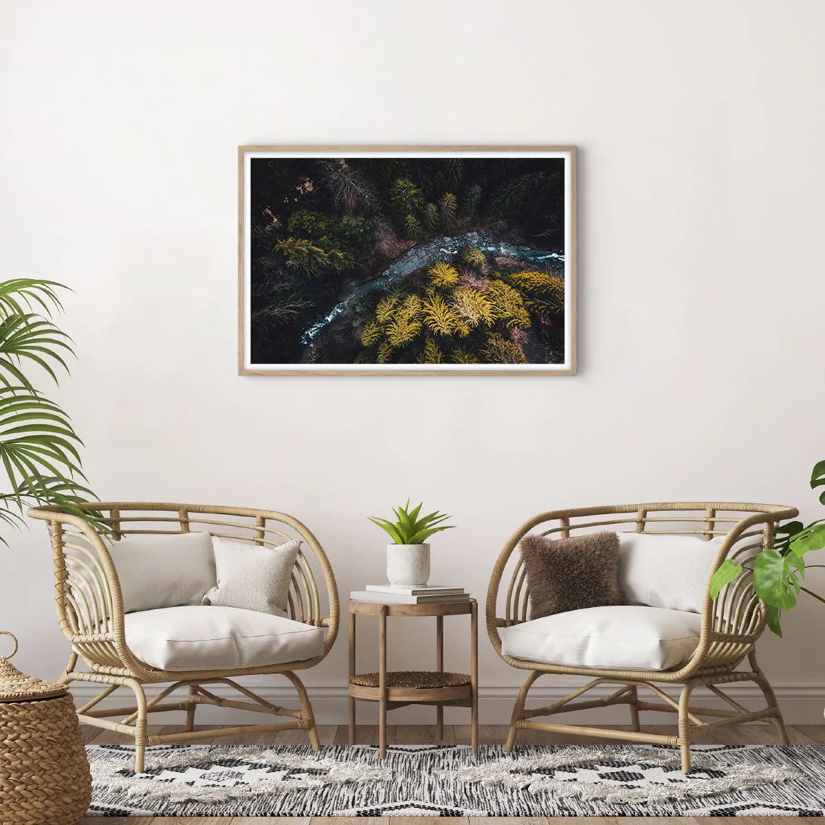 Póster en marco roble claro - Rápido, cada vez más rápido - 91x61 cm