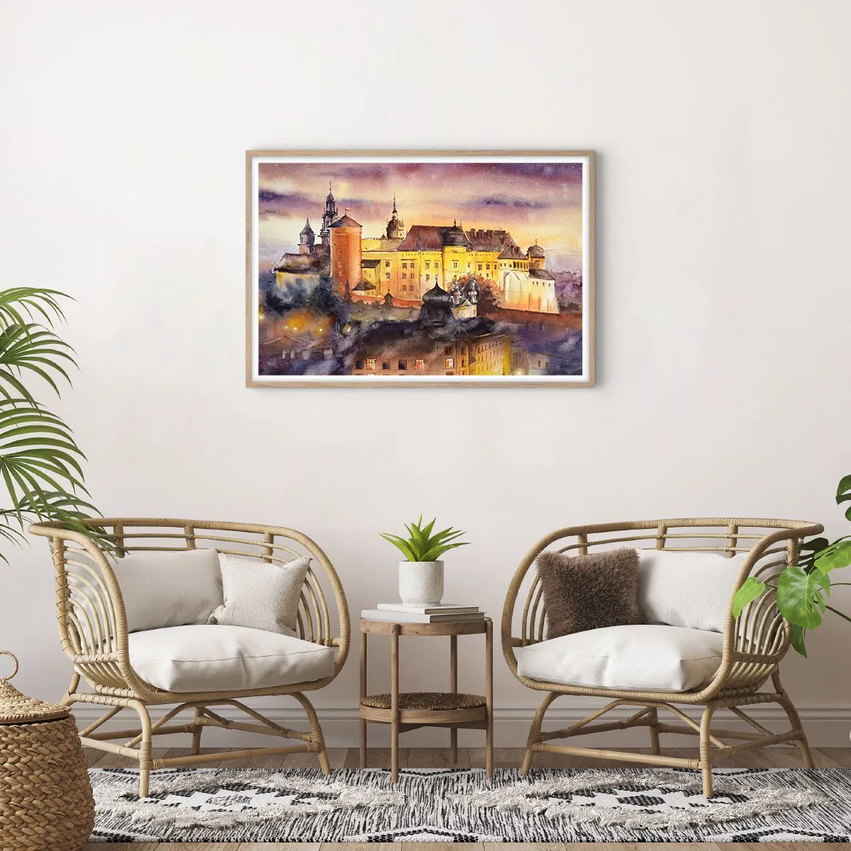 Plakat w ramie jasny dąb - Historia i baśń - 91x61 cm