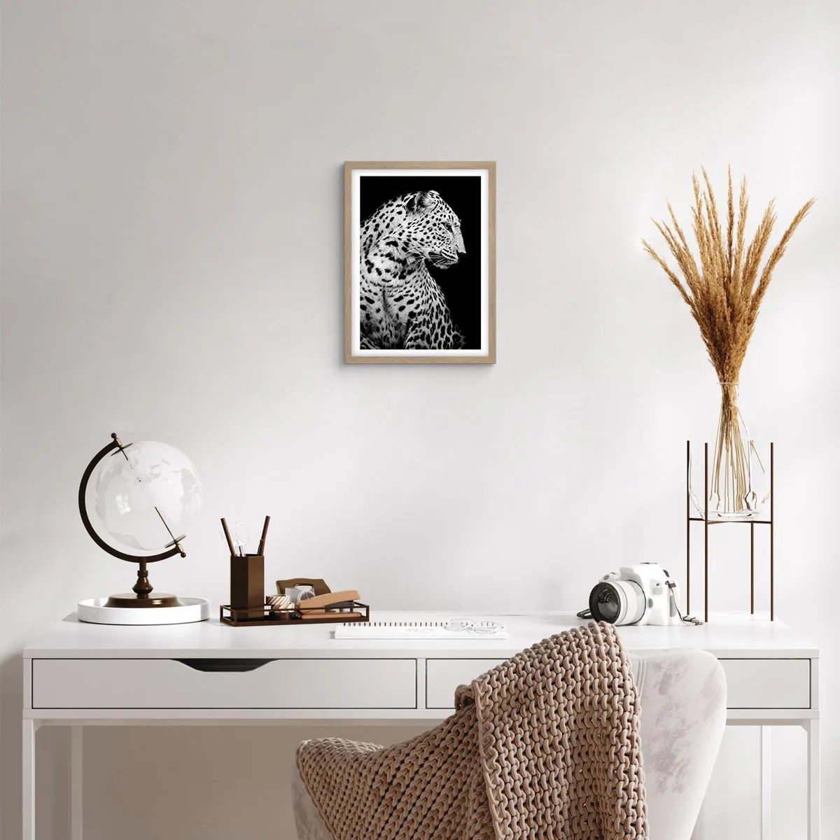 Affisch i ram av ljusek - Perfekt höger profil! - 30x40 cm