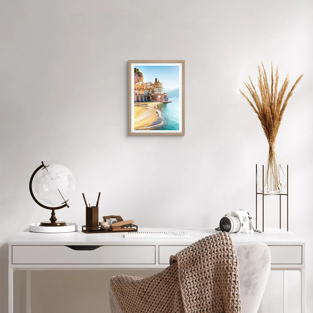 Poszter világos tölgy keretben - A hihetetlen város - 30x40 cm