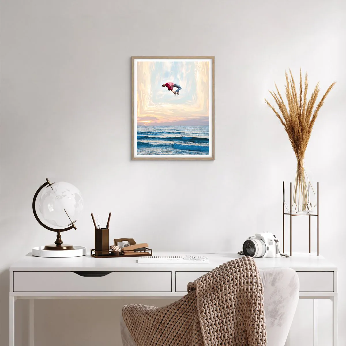 Plakat w ramie jasny dąb - Do innego wymiaru - 40x50 cm