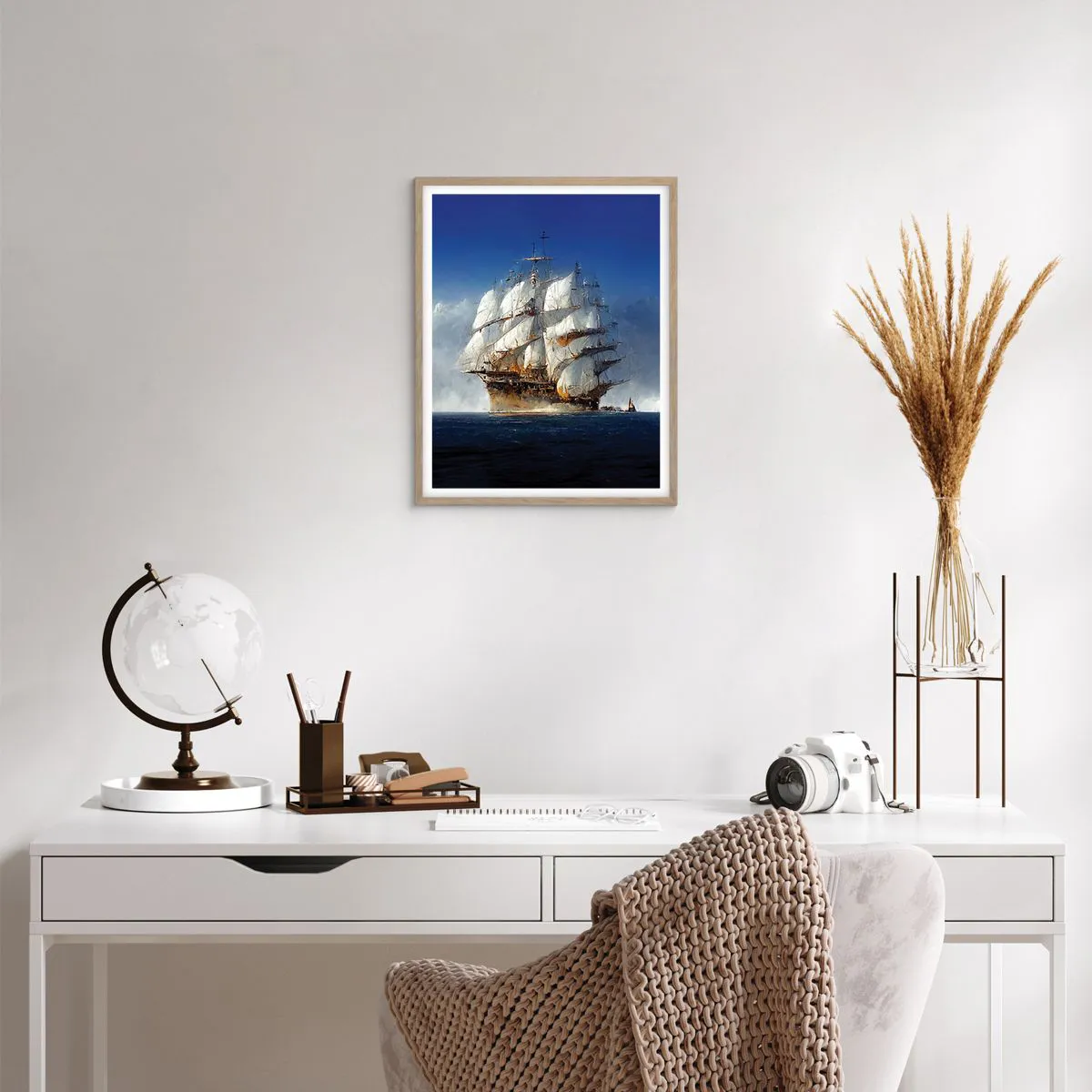 Plagát v ráme zo svetlého duba - The great glory! - 40x50 cm