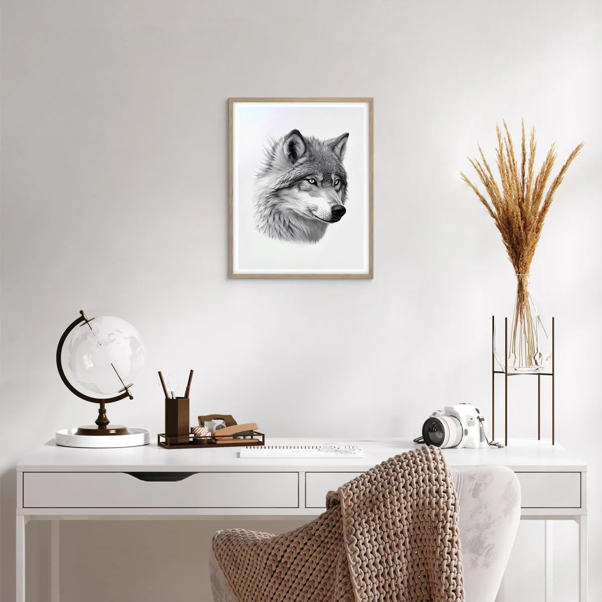 Poster in light oak frame - Alpha - Without a Doubt - 40x50 cm