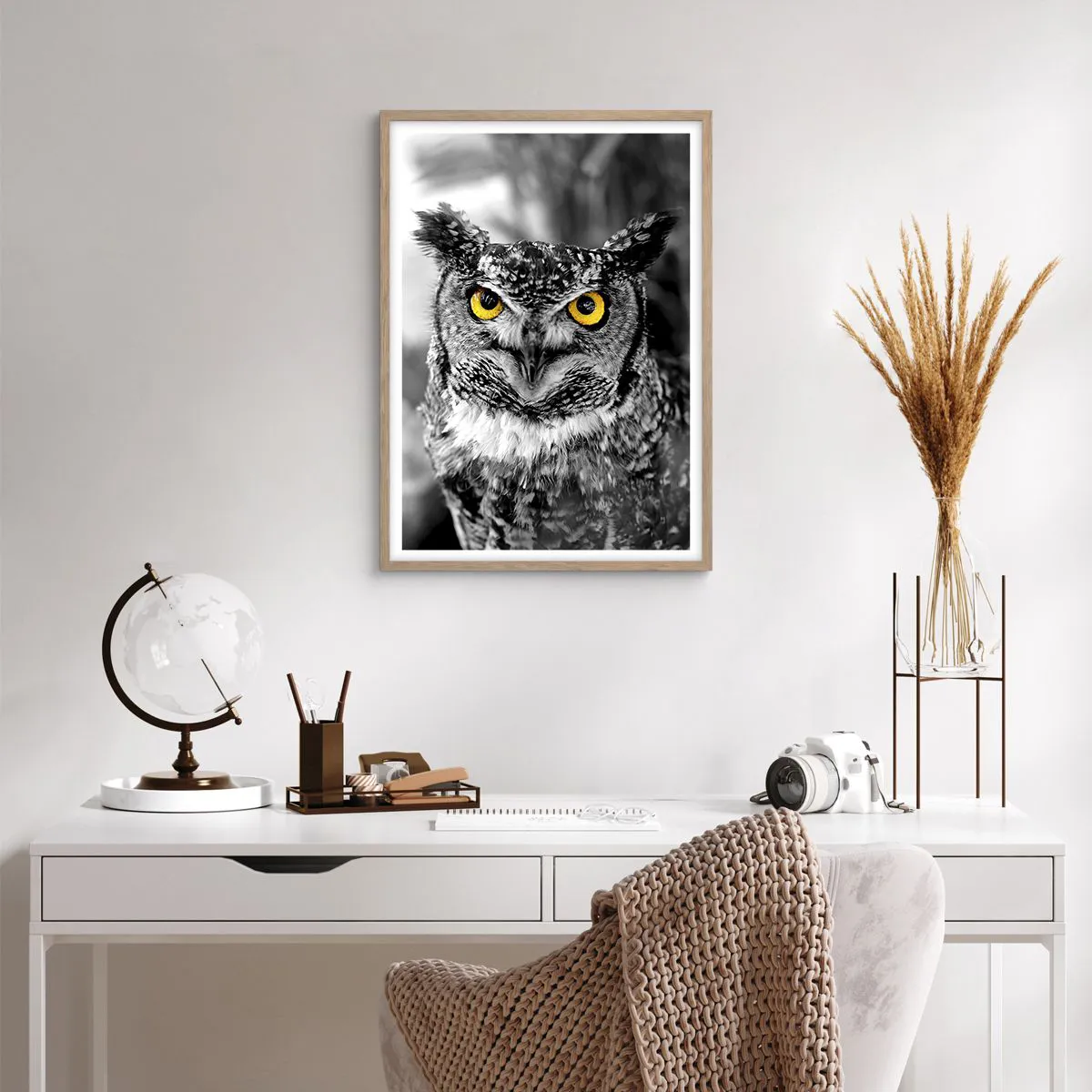 Affiche dans un chêne clair - Poster - Rien ne se cachera - 50x70 cm