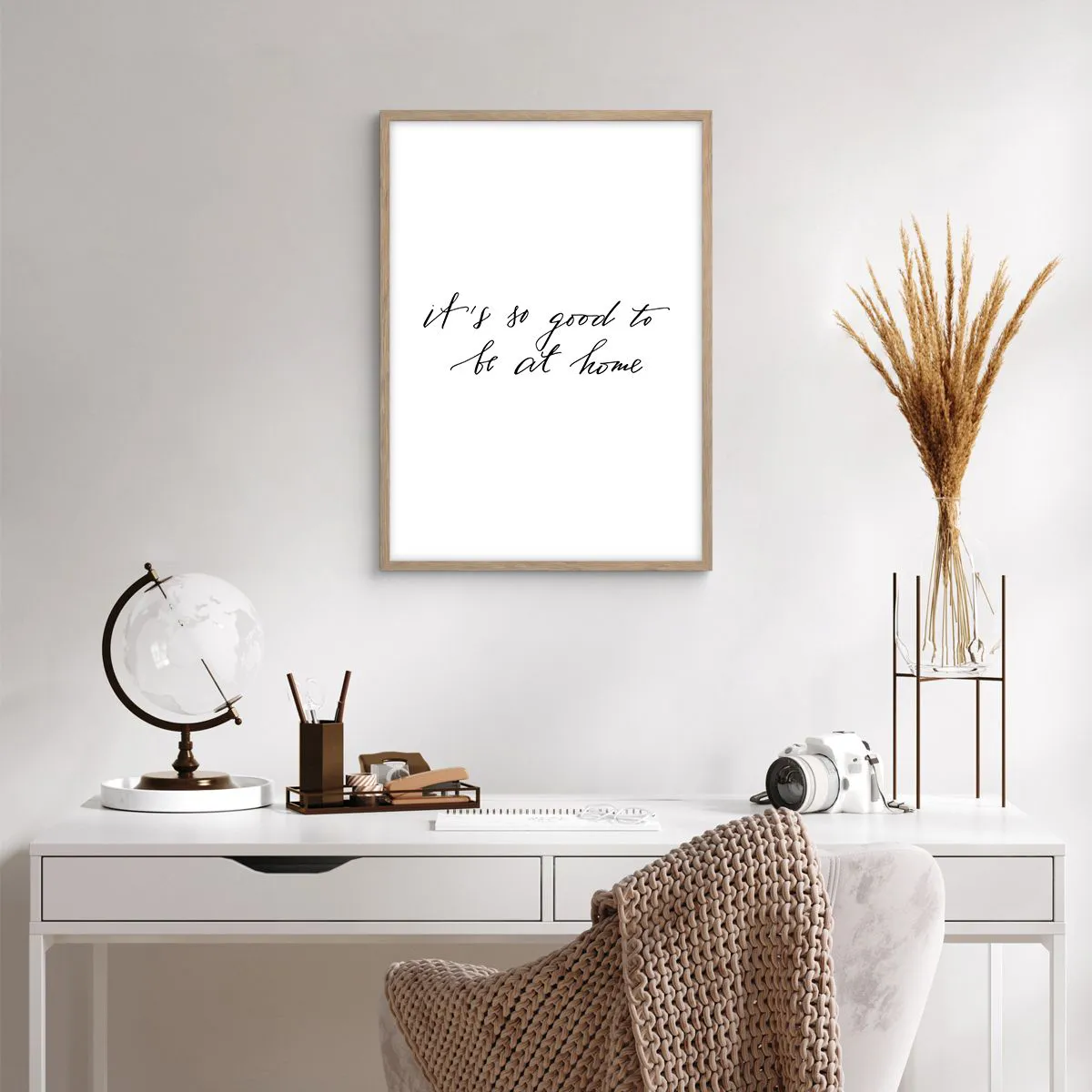 Poster in light oak frame - Whole Truth - 50x70 cm
