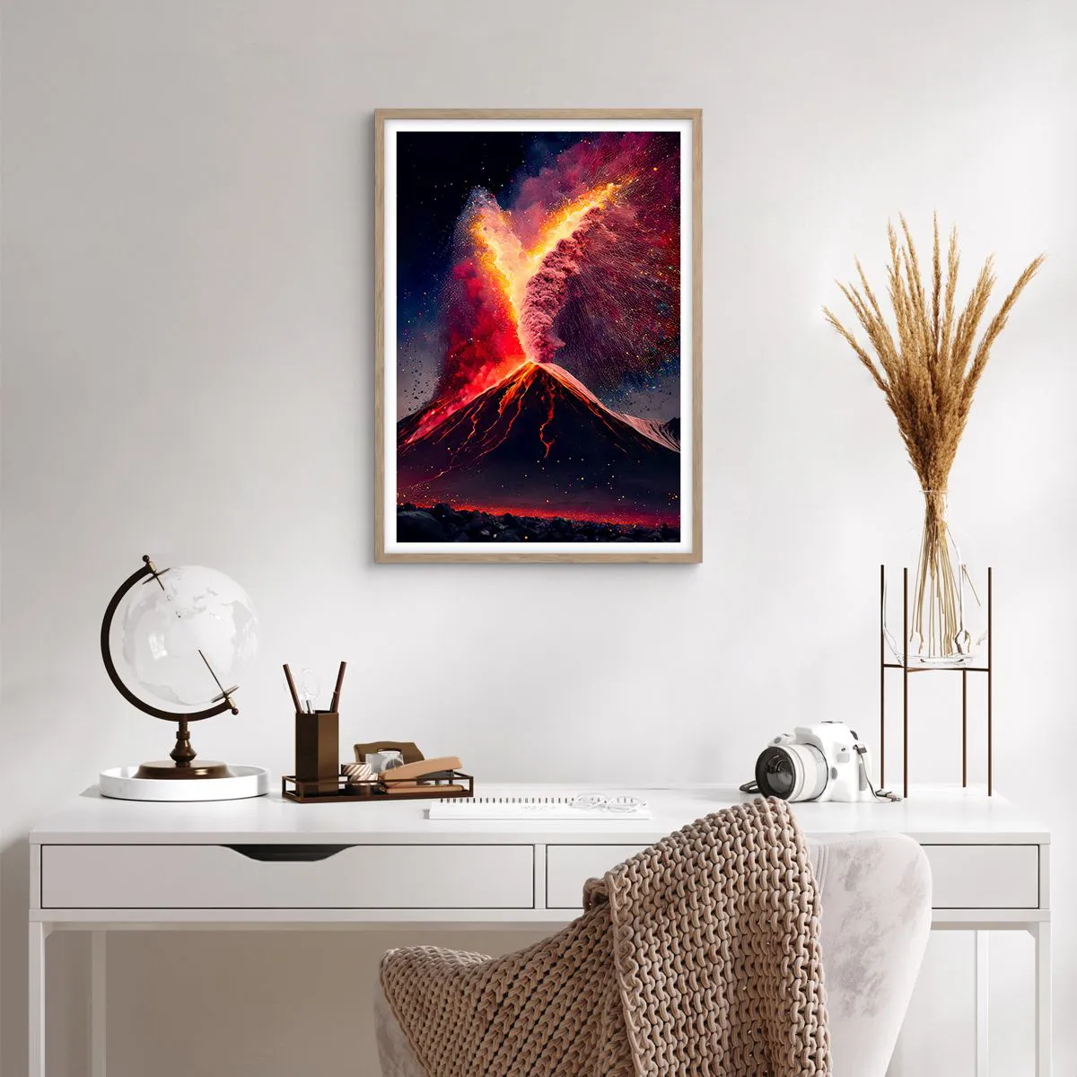 Plakat w ramie jasny dąb - Piękno i groza - 50x70 cm